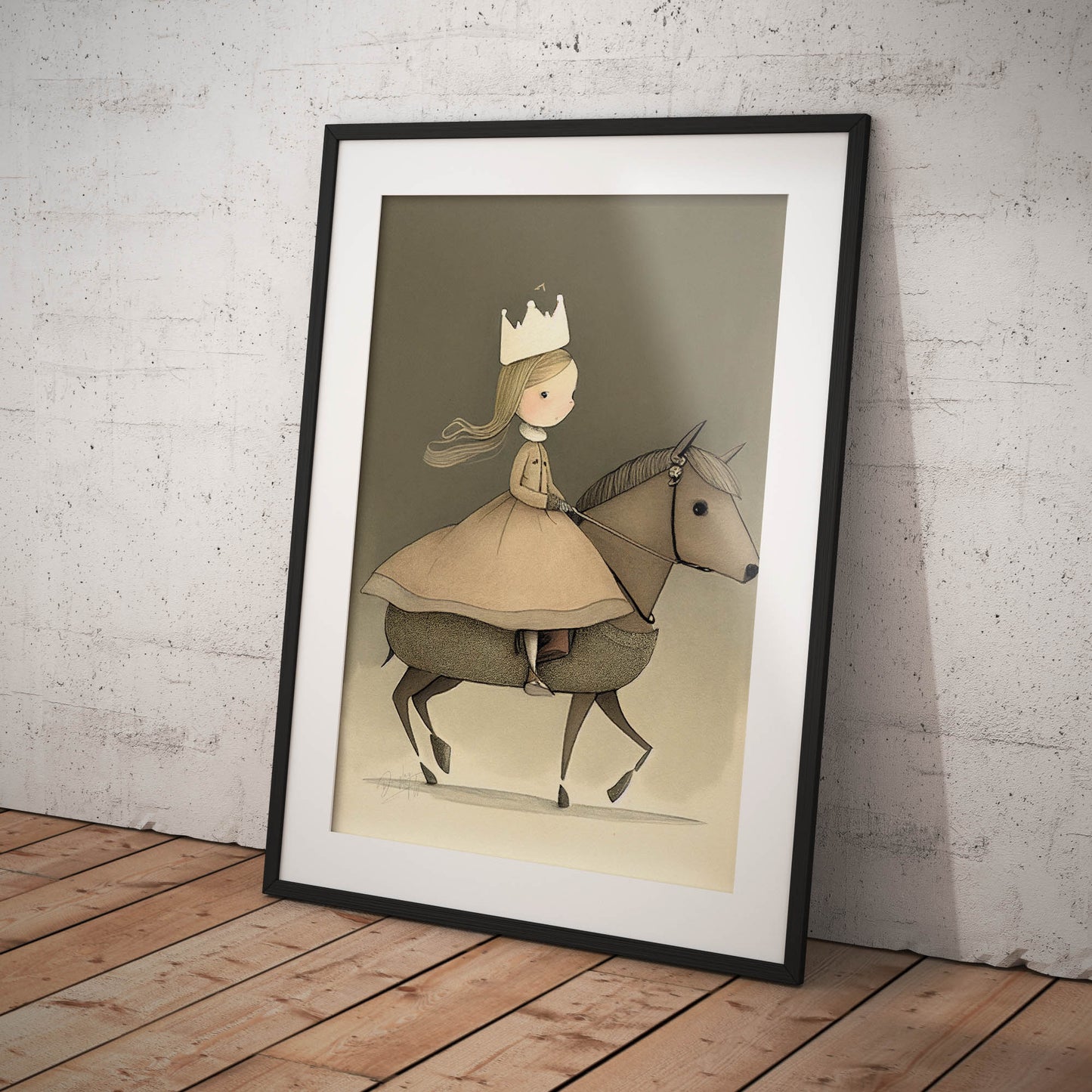 »Cantankerous Champion« retro poster