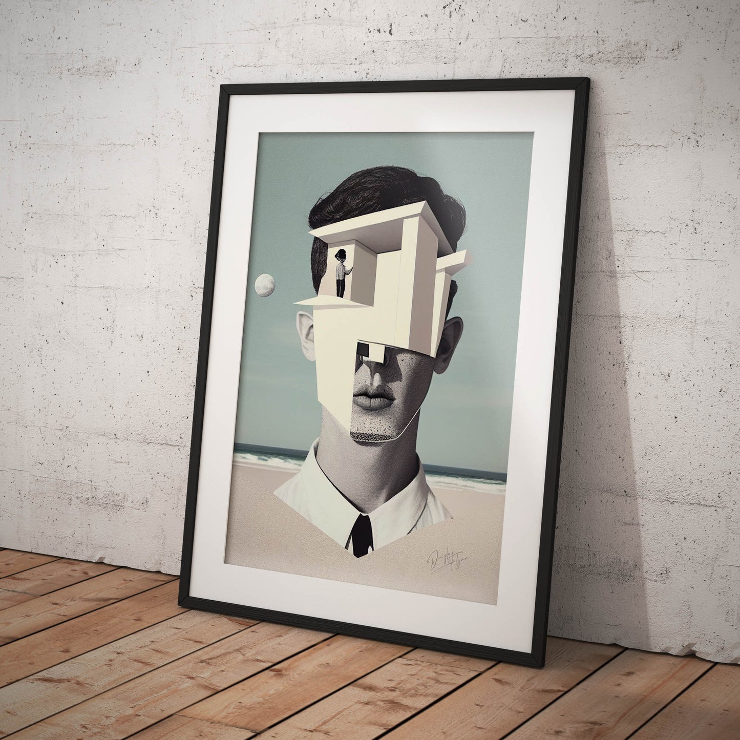 »Beyond the Mirror's Edge« retro poster