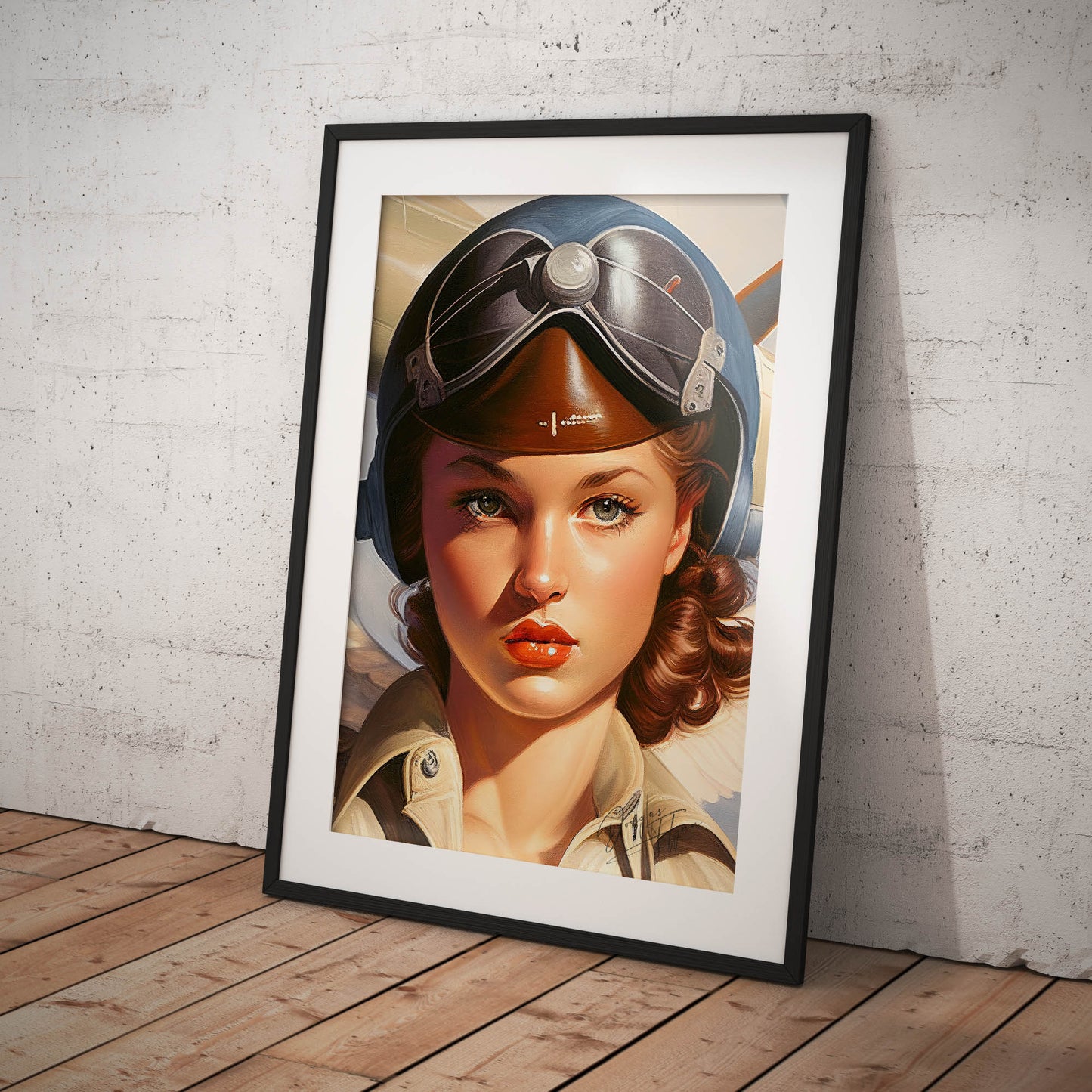 »Love making loops and rolls« retro poster