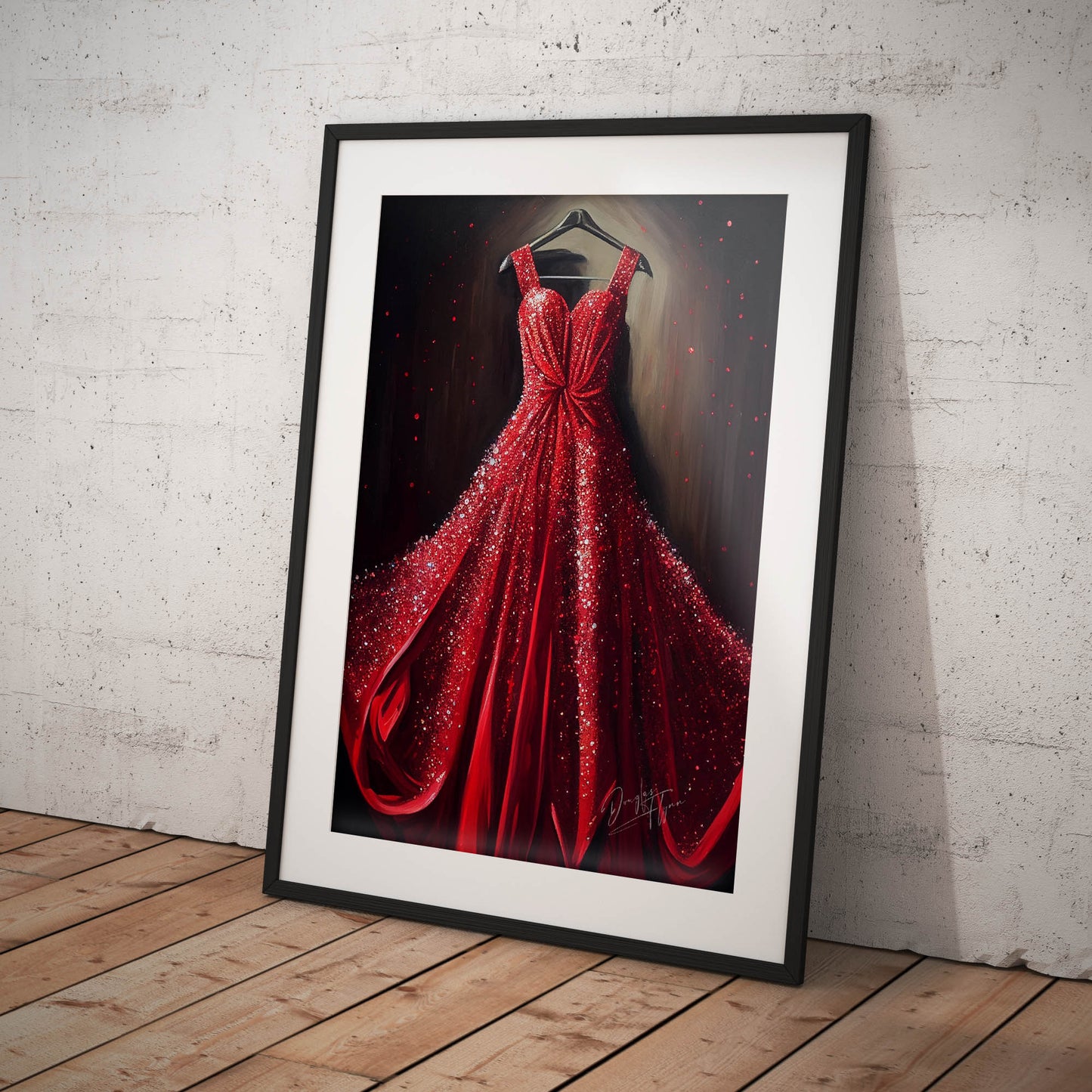 »Fiery Ruby Dress«