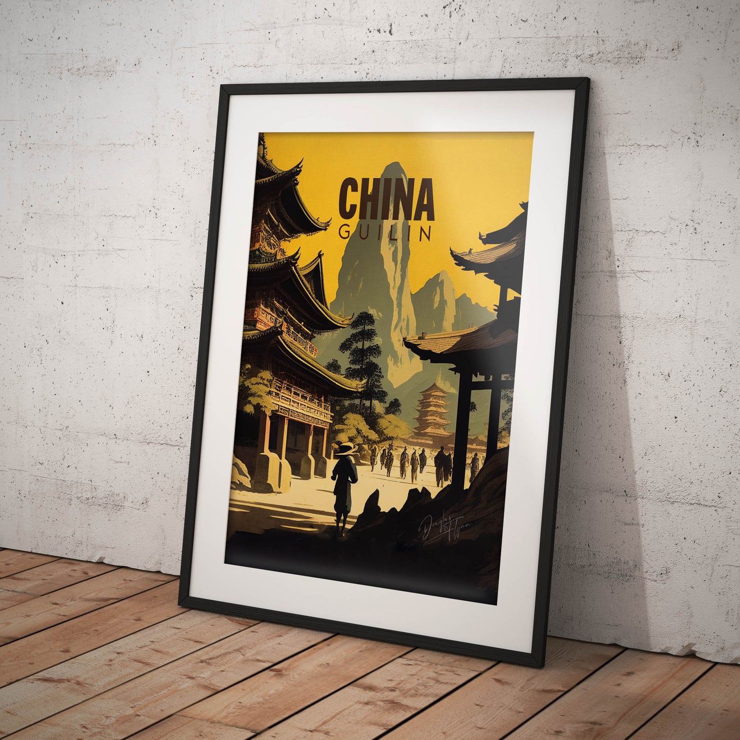 »China, travel poster no 1« retro poster