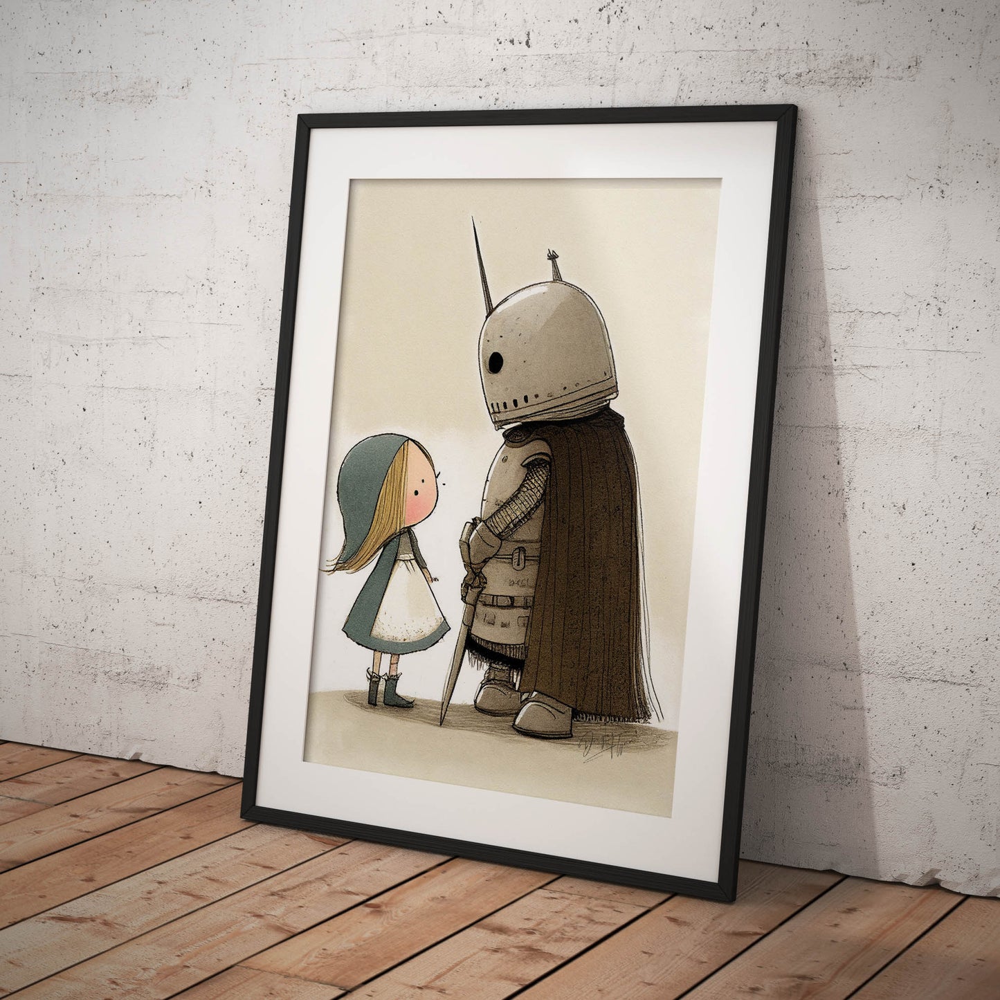 »Crabby Cavalier« retro poster