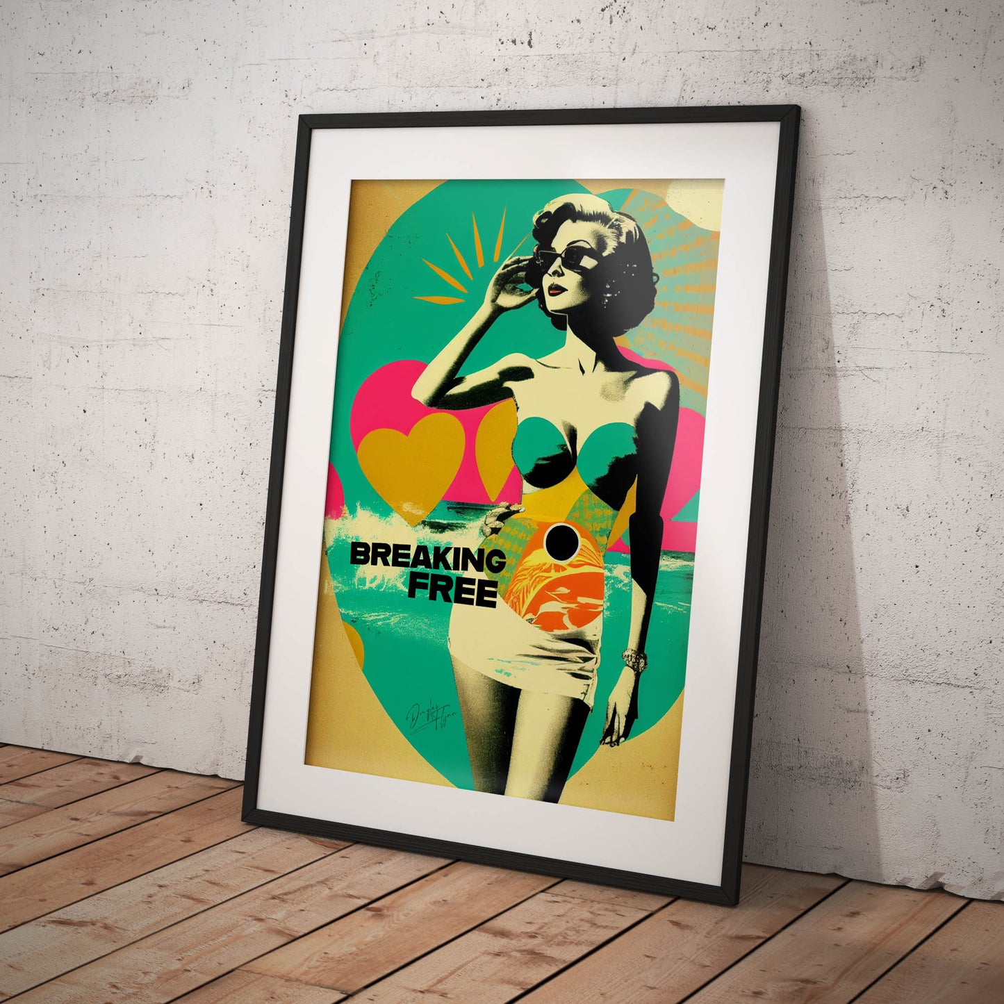 »Breaking Free«retro poster