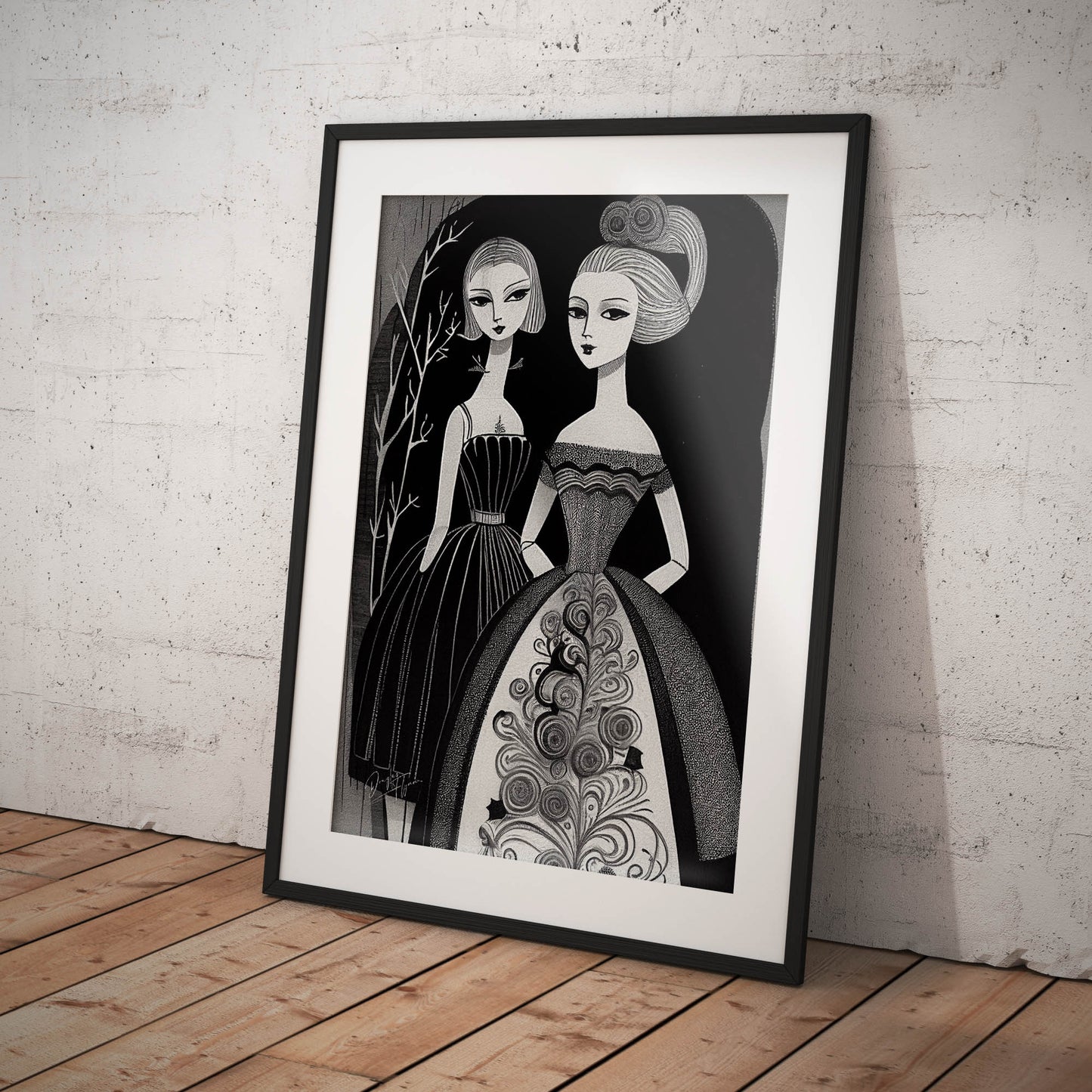 »Angelica And Me« retro poster