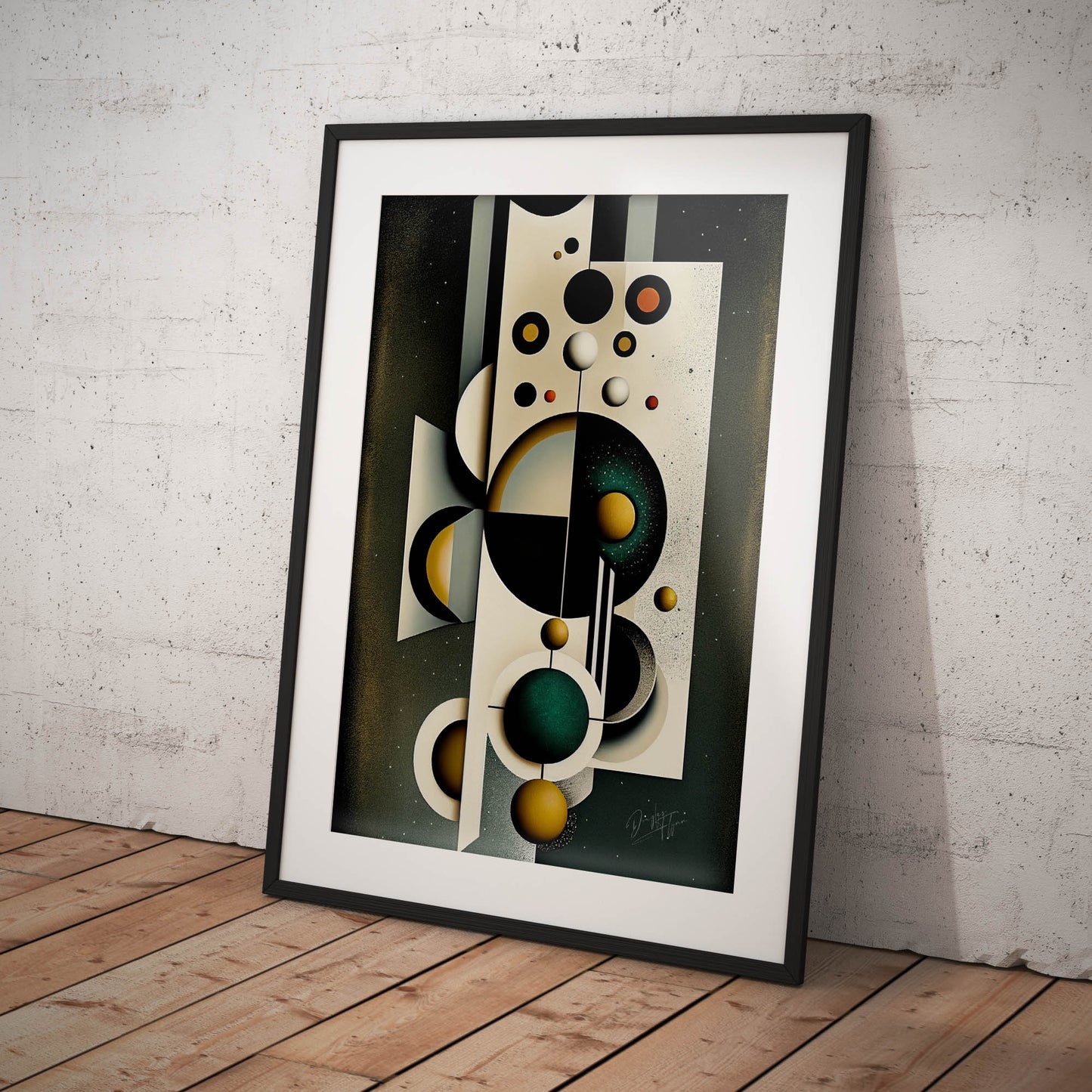 »Energetic Forms« retro poster