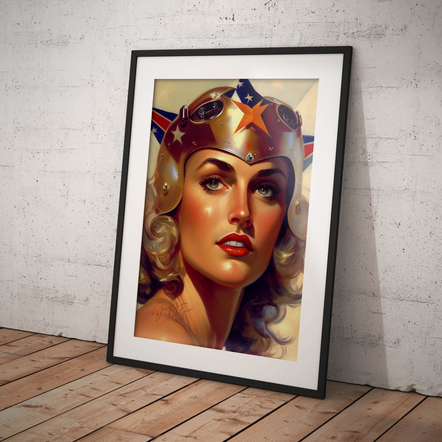 »Liberty Lady« retro poster