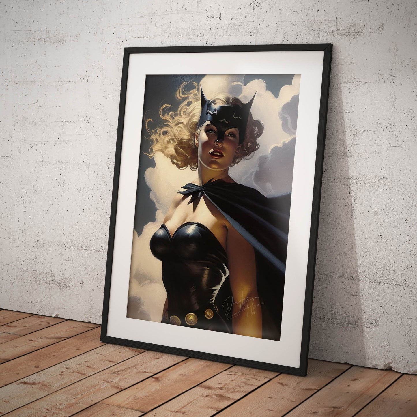»Miss Mystery« retro poster