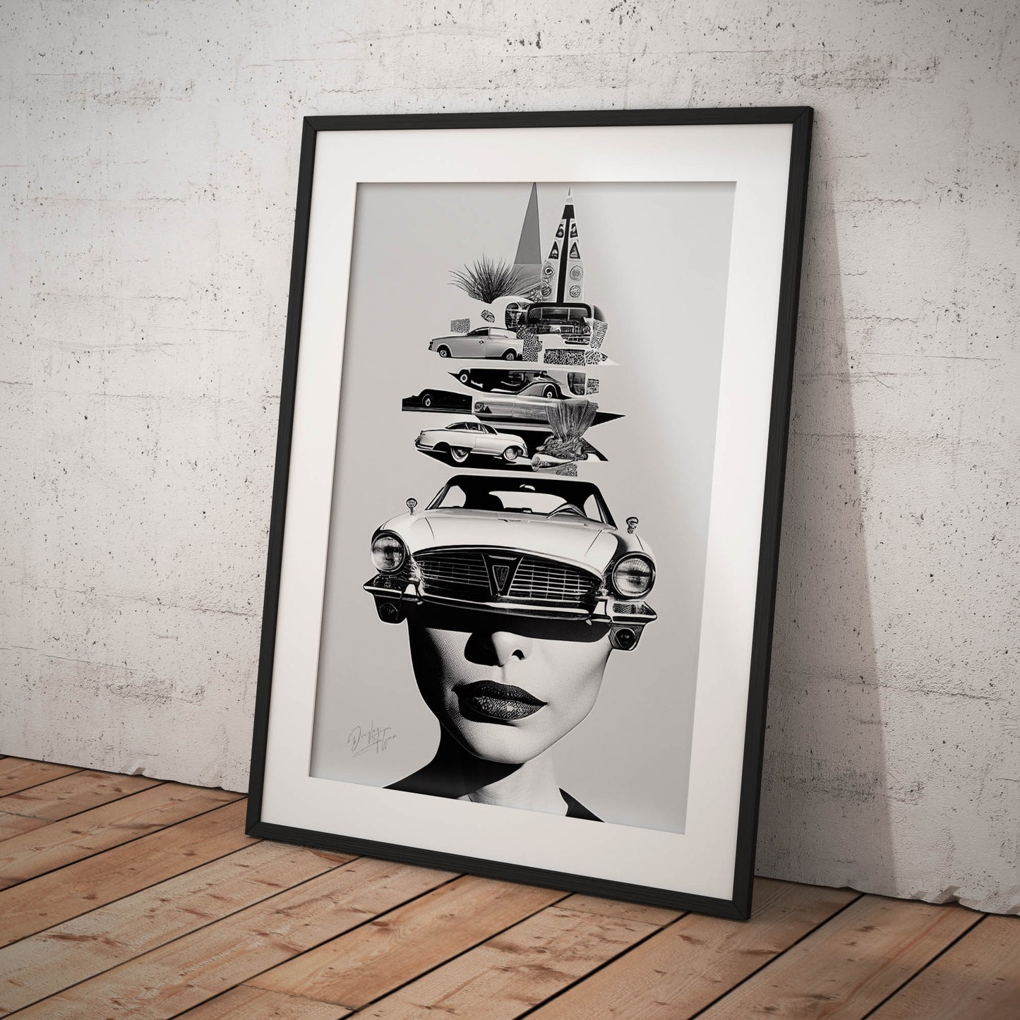»Journey to the Other Side of the Mind« retro poster
