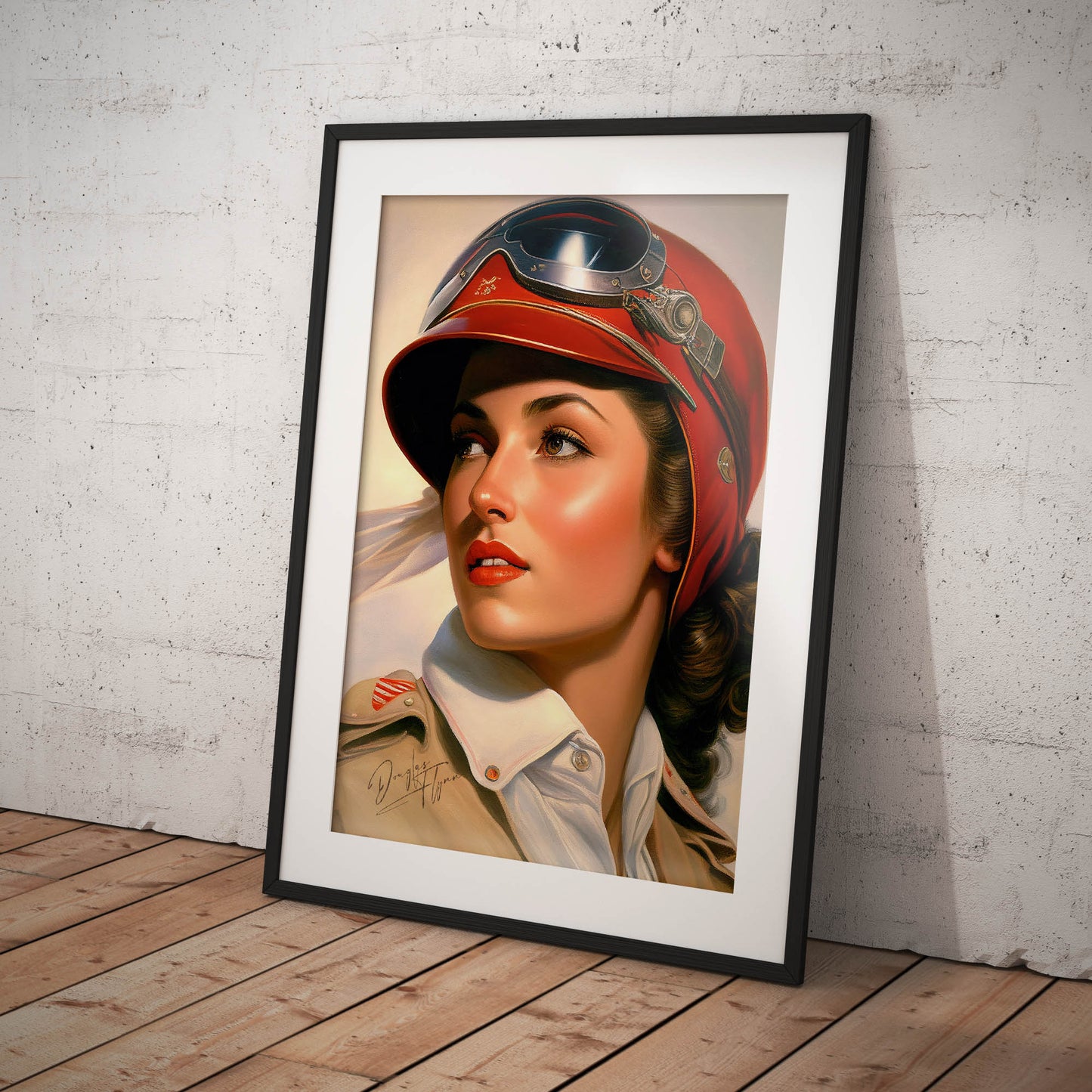 »Watch my six« retro poster