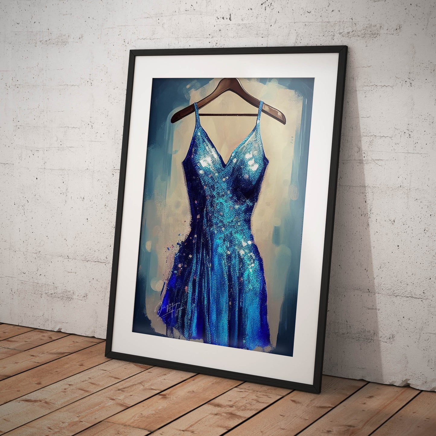 »Oceanic Glimmer Gown«