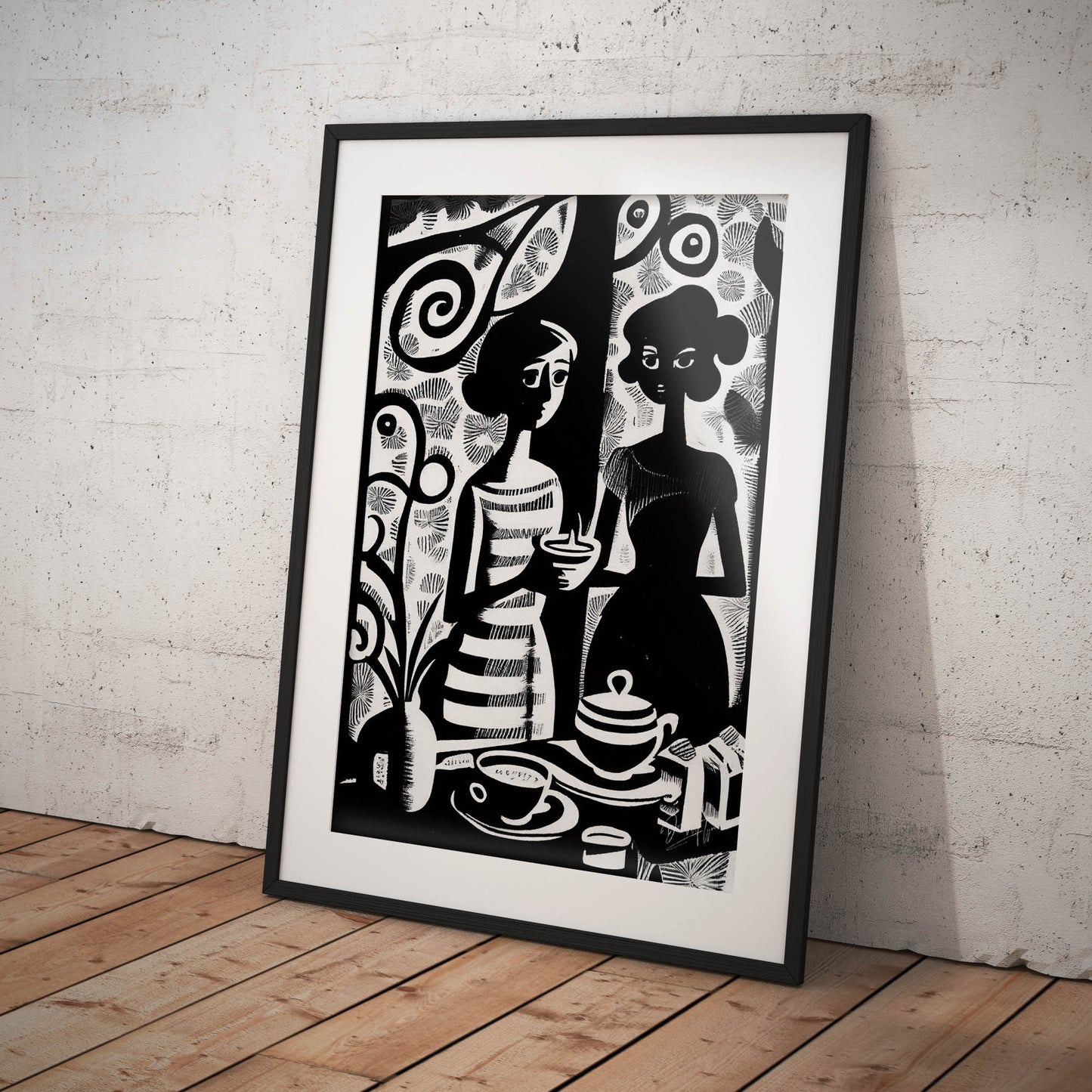 »Behind The Lyrics« retro poster