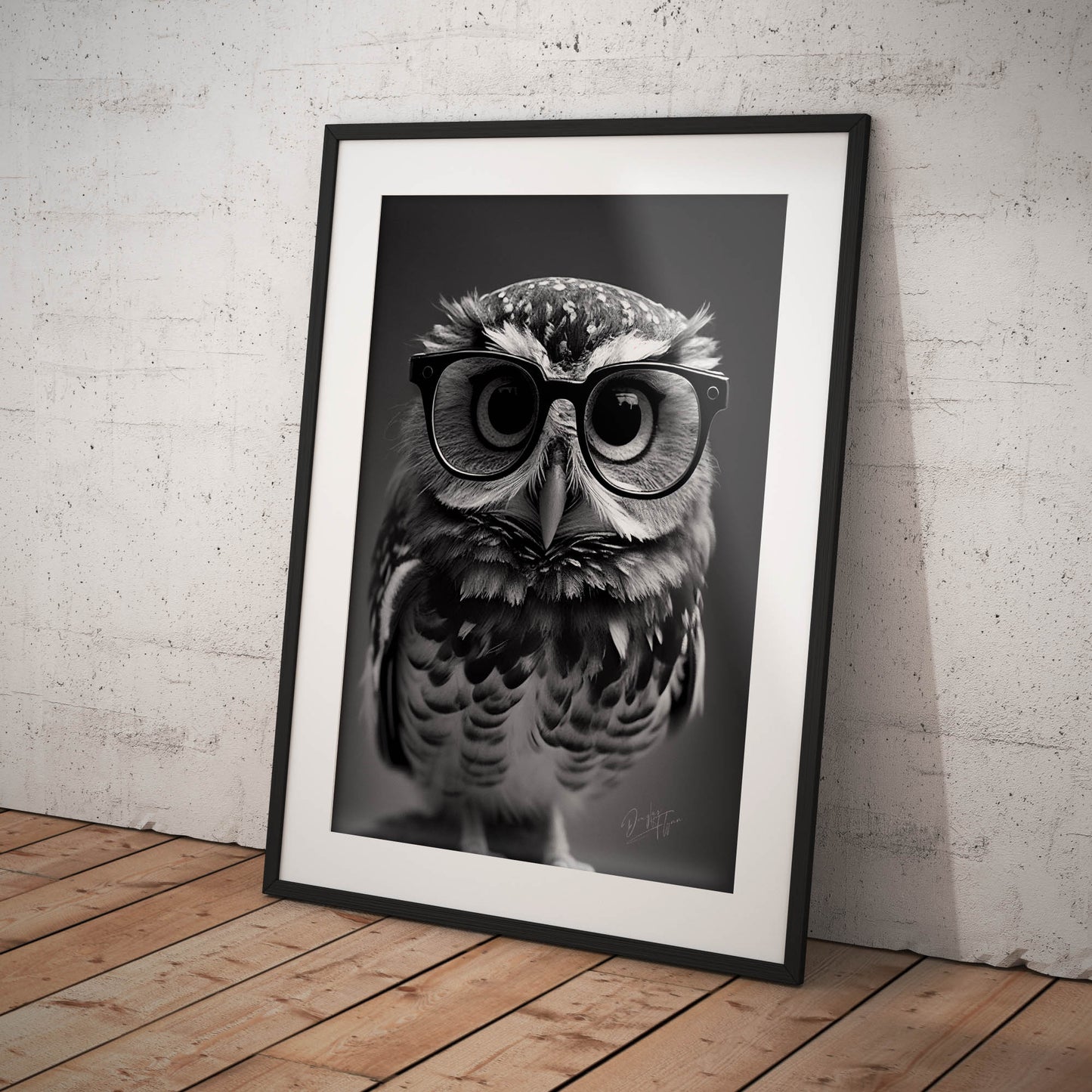 »Professor Hoots« retro poster