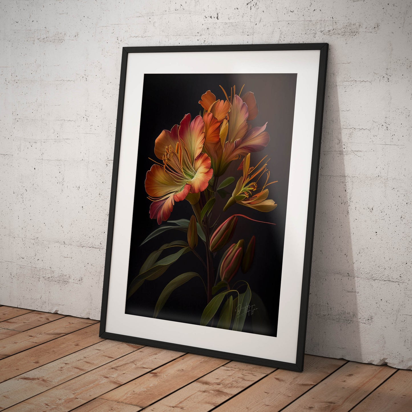 »Love in Bloom« retro poster