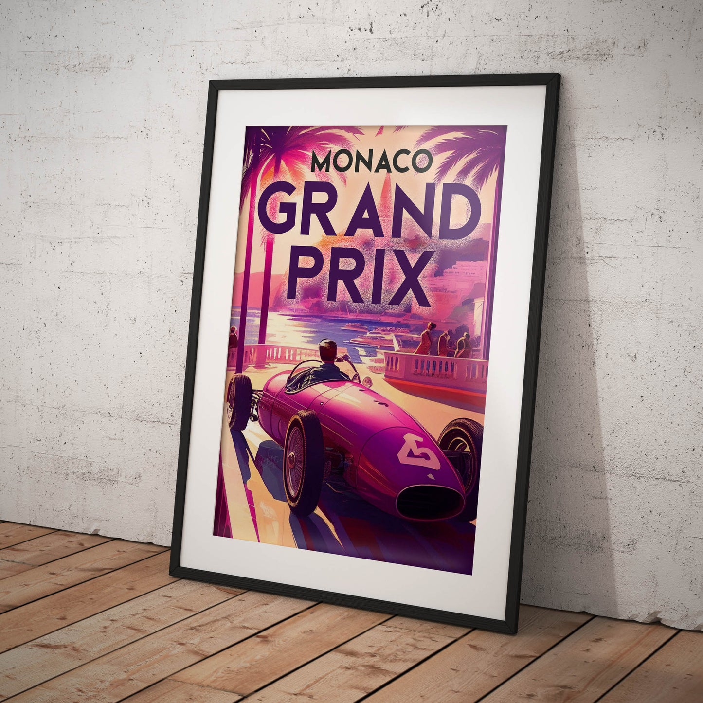 »Memorable Motorsports Moments« retro poster