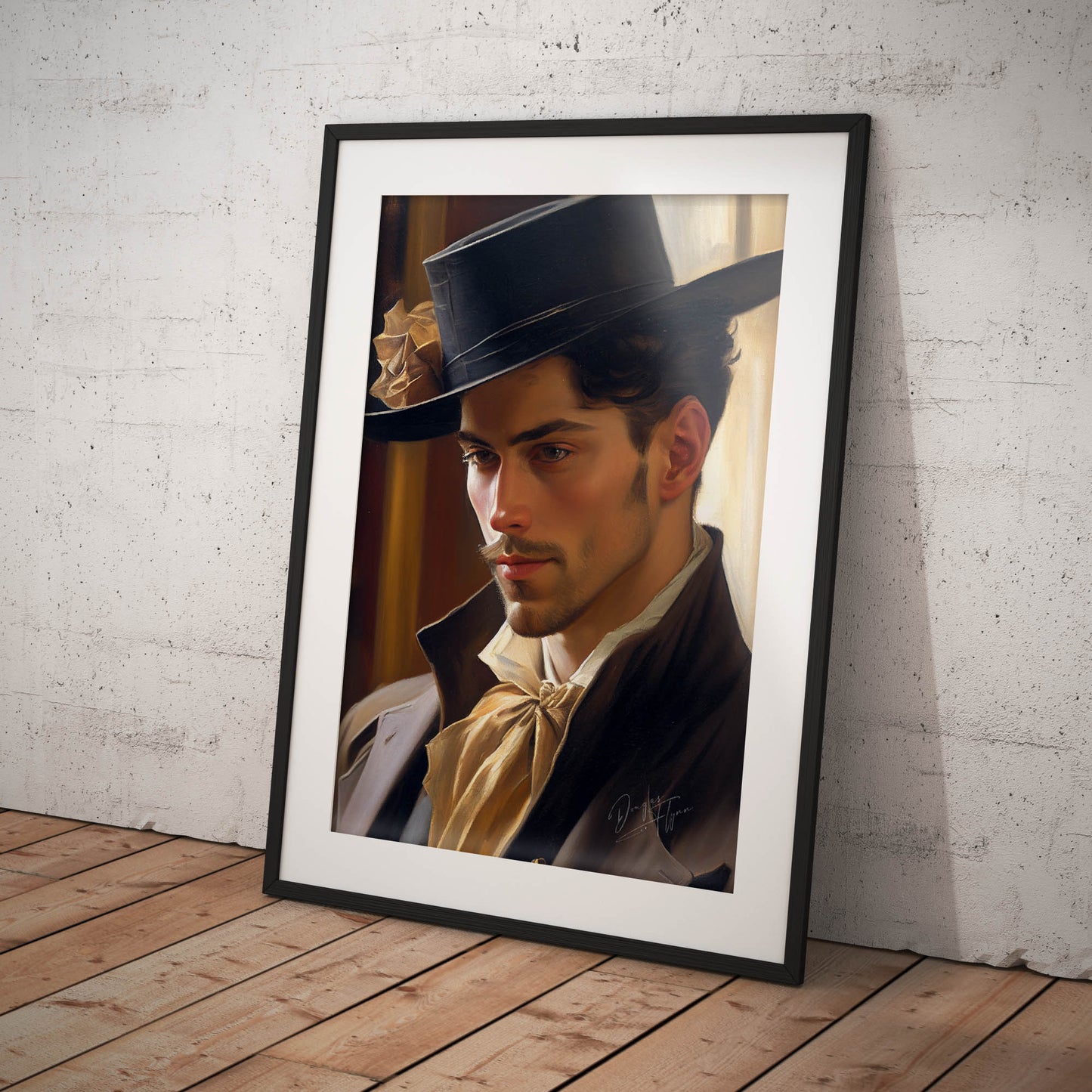 »Old-School Dandy«retro poster