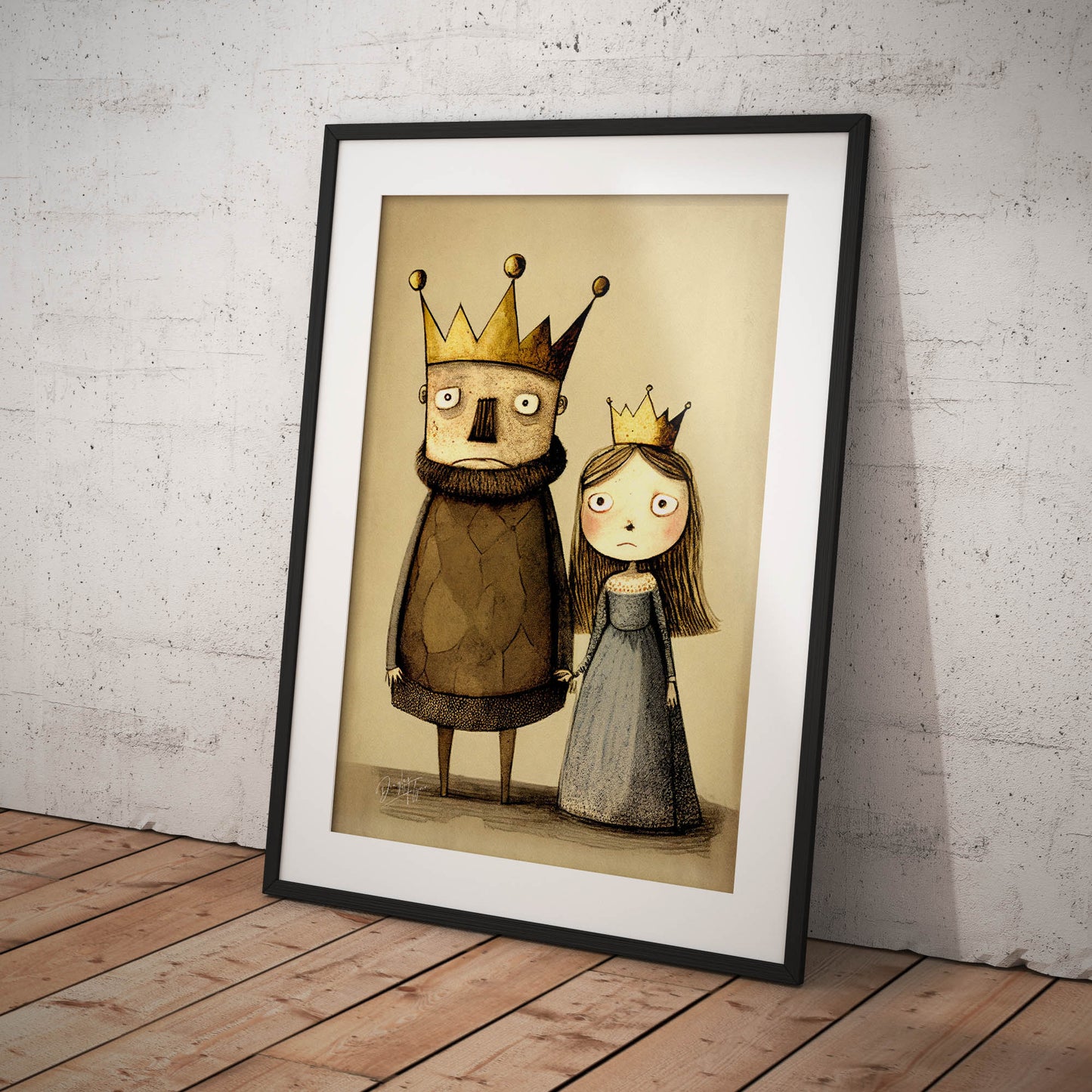 »King Crabby-pants And Cranky Queen Bee« retro poster