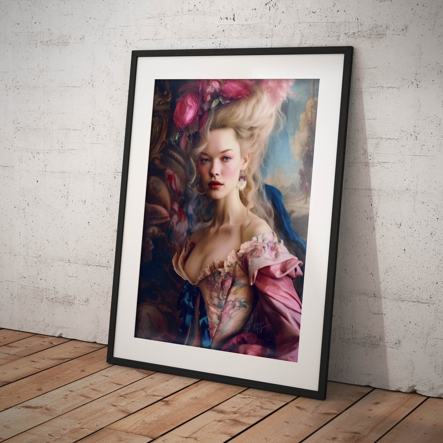 »Mythical Creatures in Rococo Realms« poster