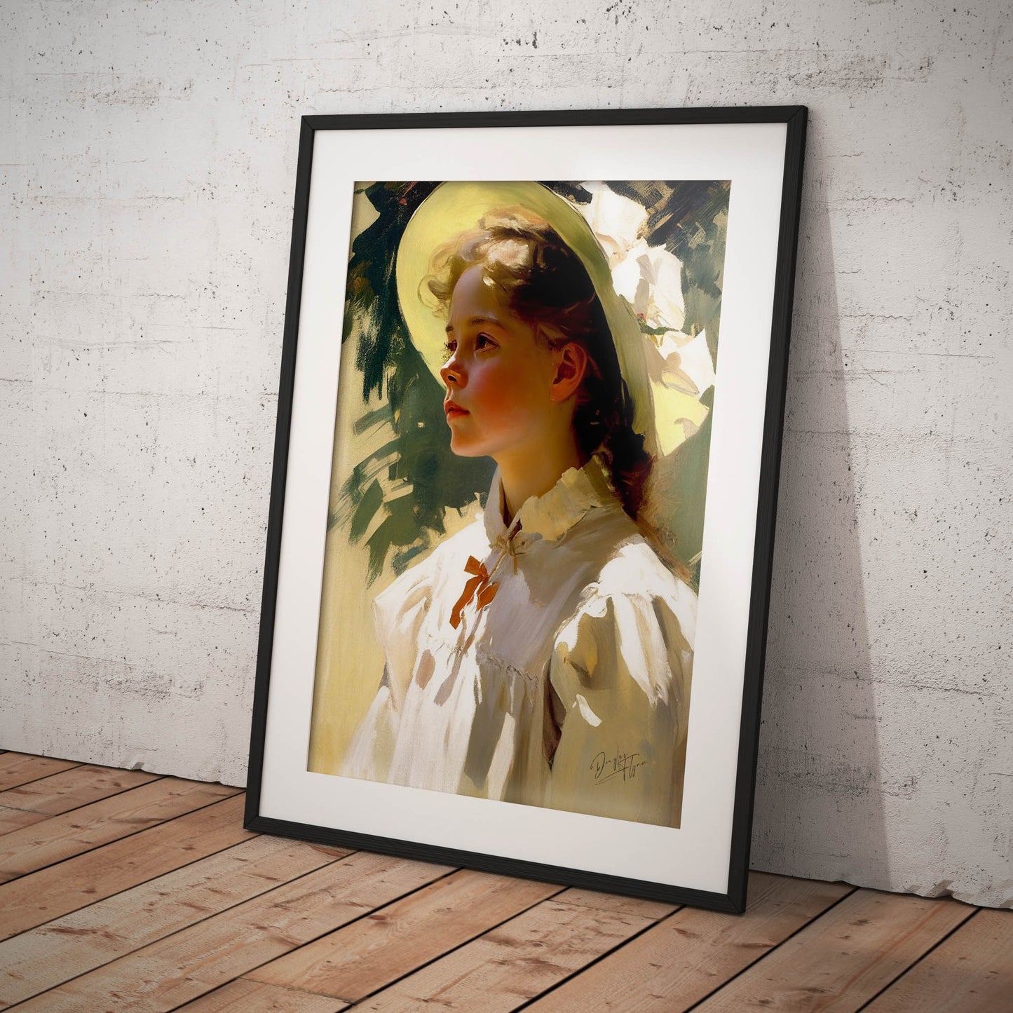»Lily, a Study« retro poster