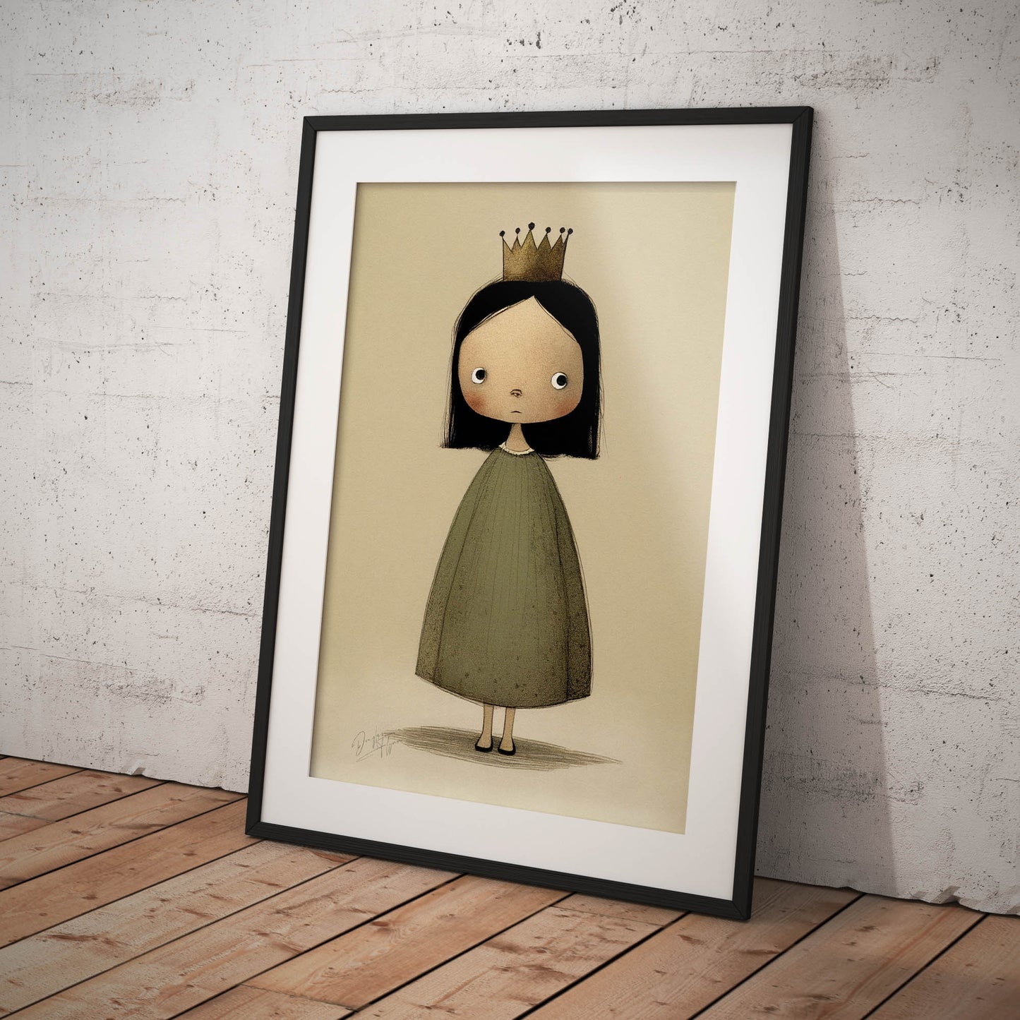 »Moody Little Royal« retro poster