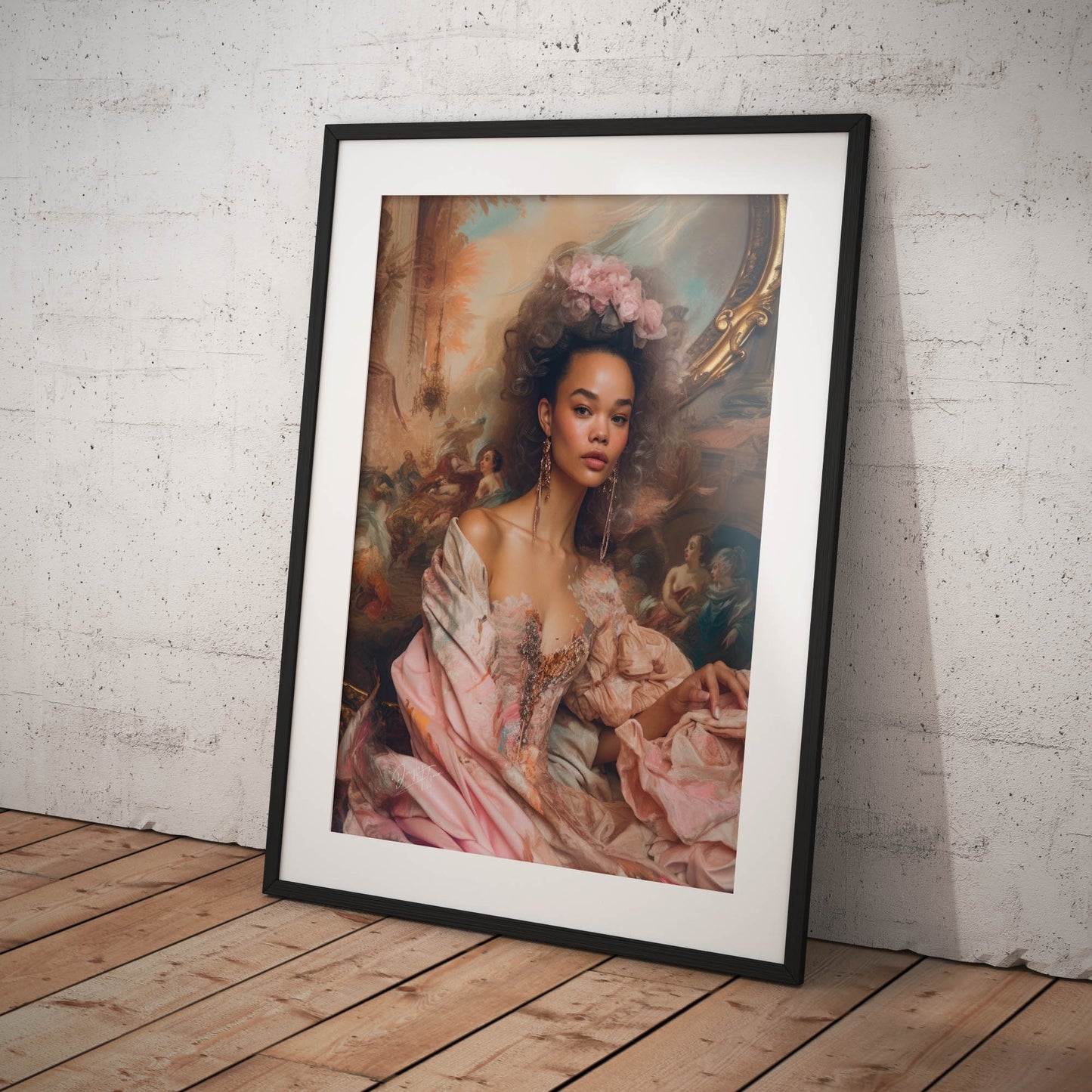»Playful Rococo Masquerades« poster