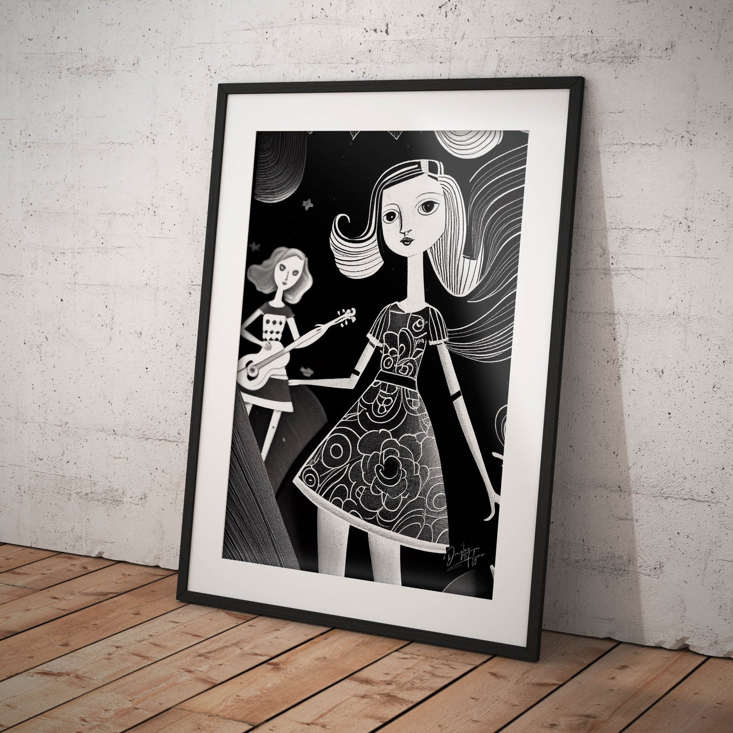 »On Stage« retro poster