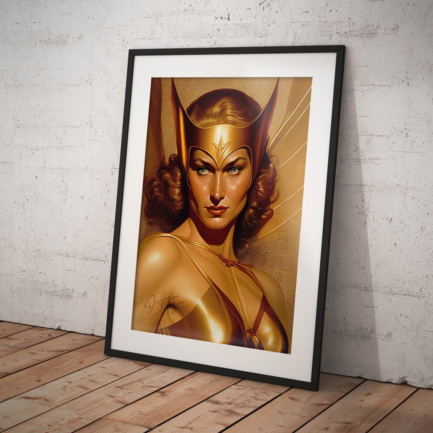 »The Solar Siren« retro poster