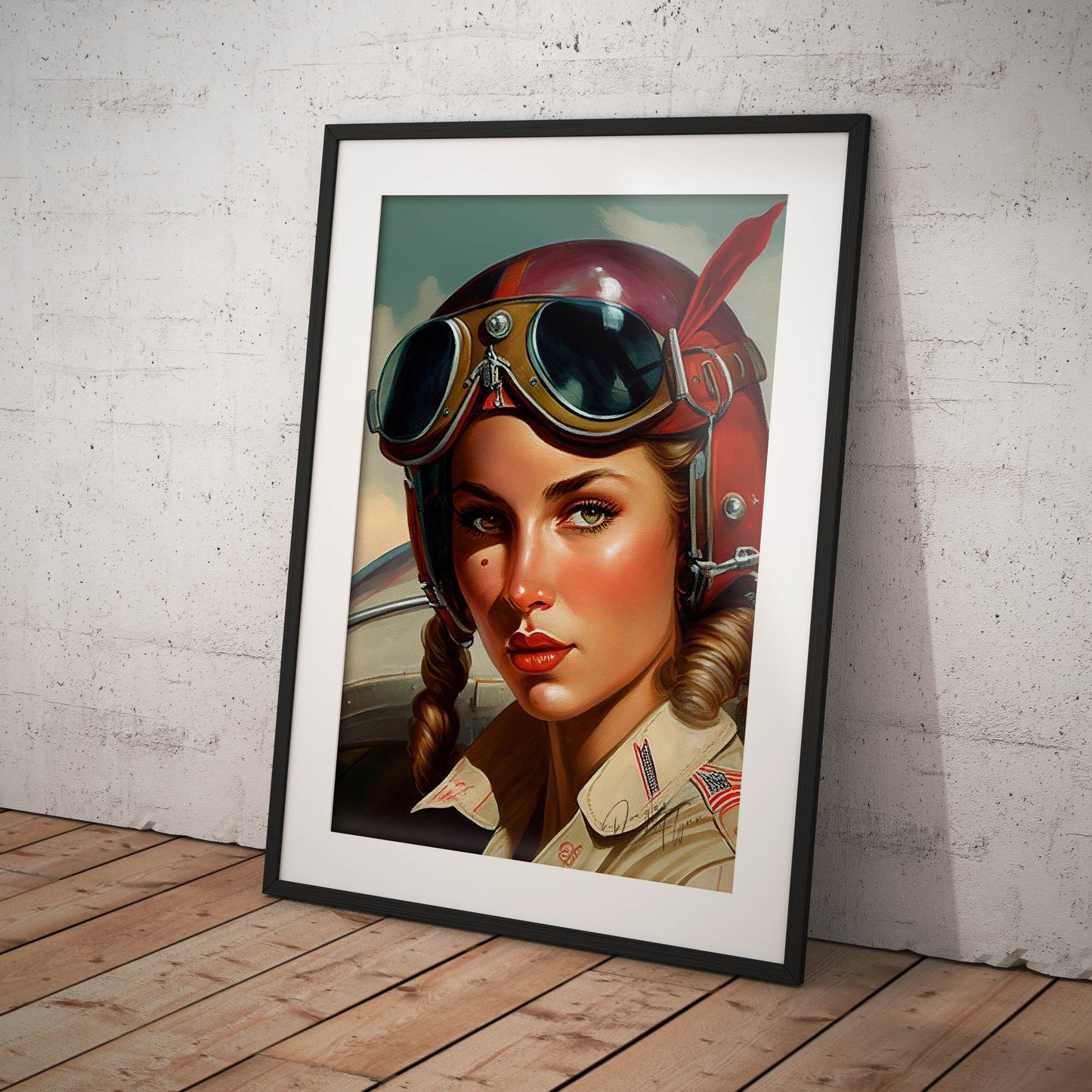»My guns are hot« retro poster