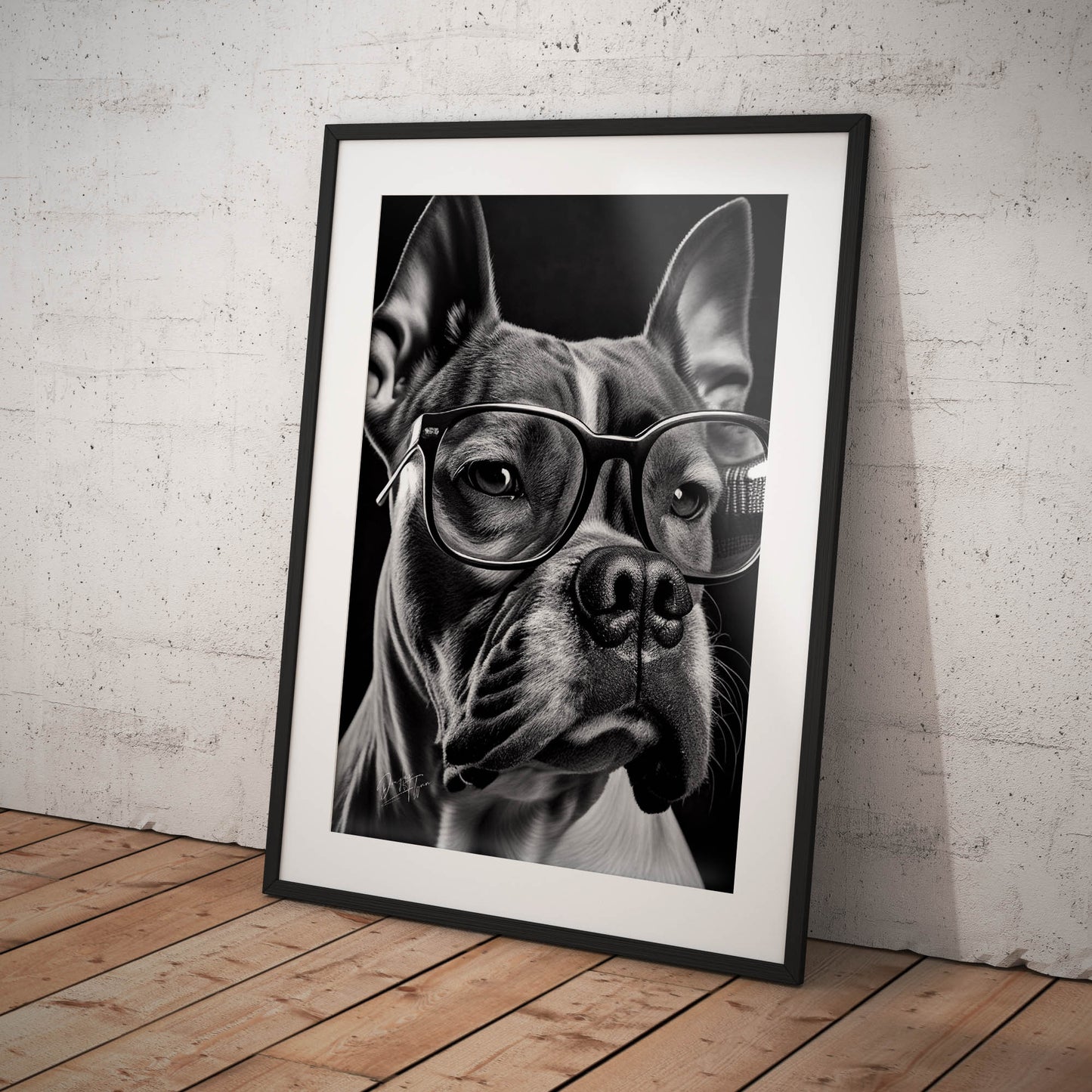 »Stylish Canine« retro poster