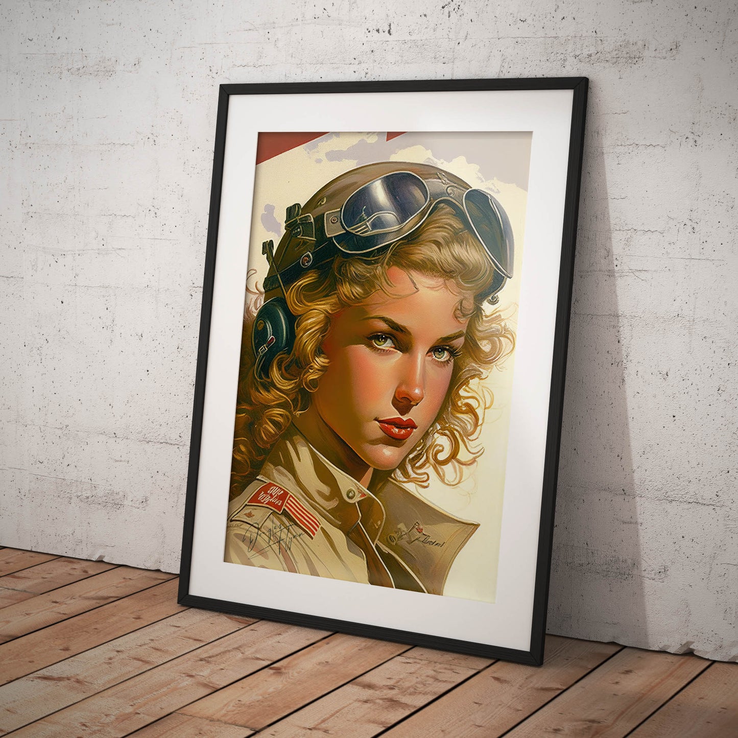»Going inverted together« retro poster