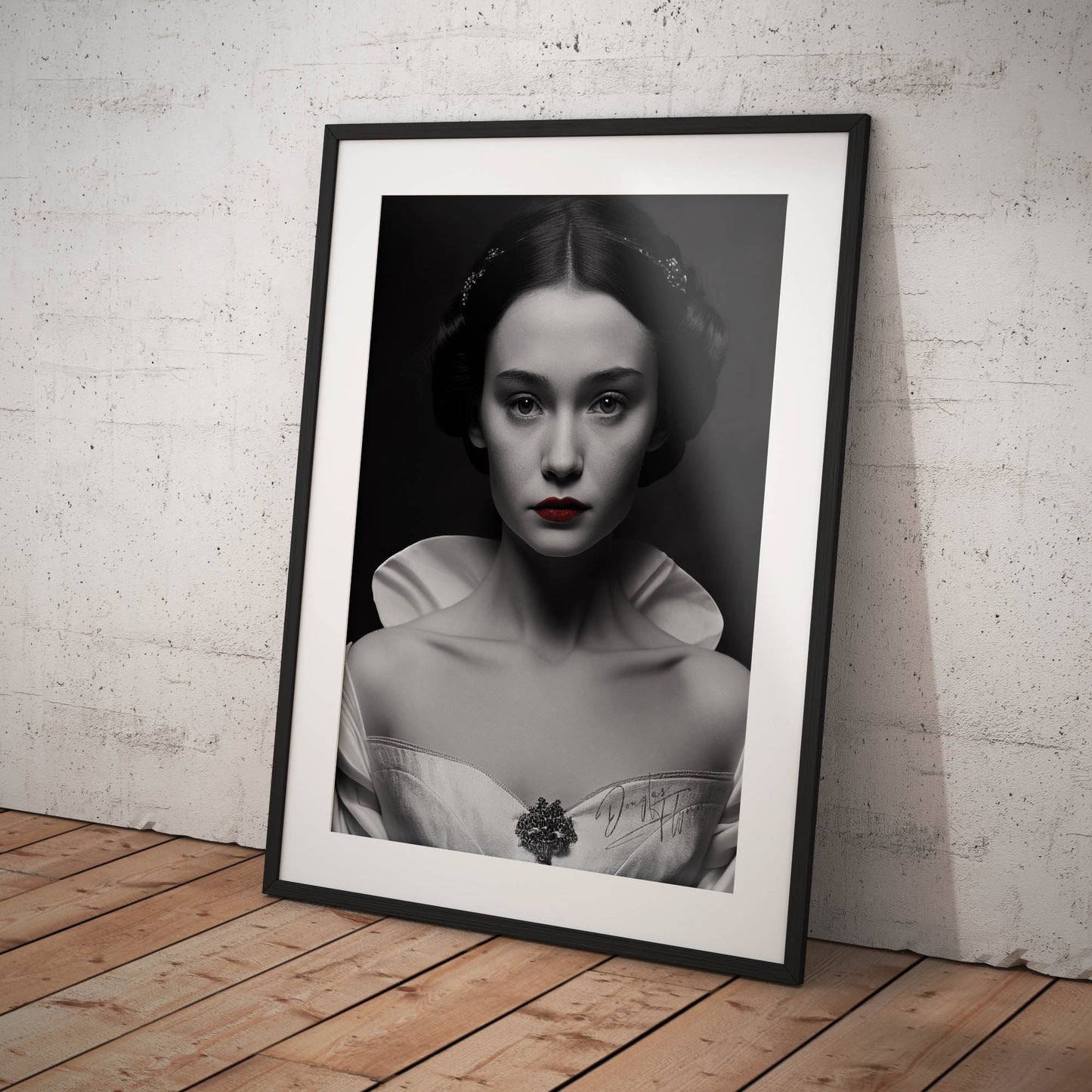 »White Wedding Fantasy« retro poster