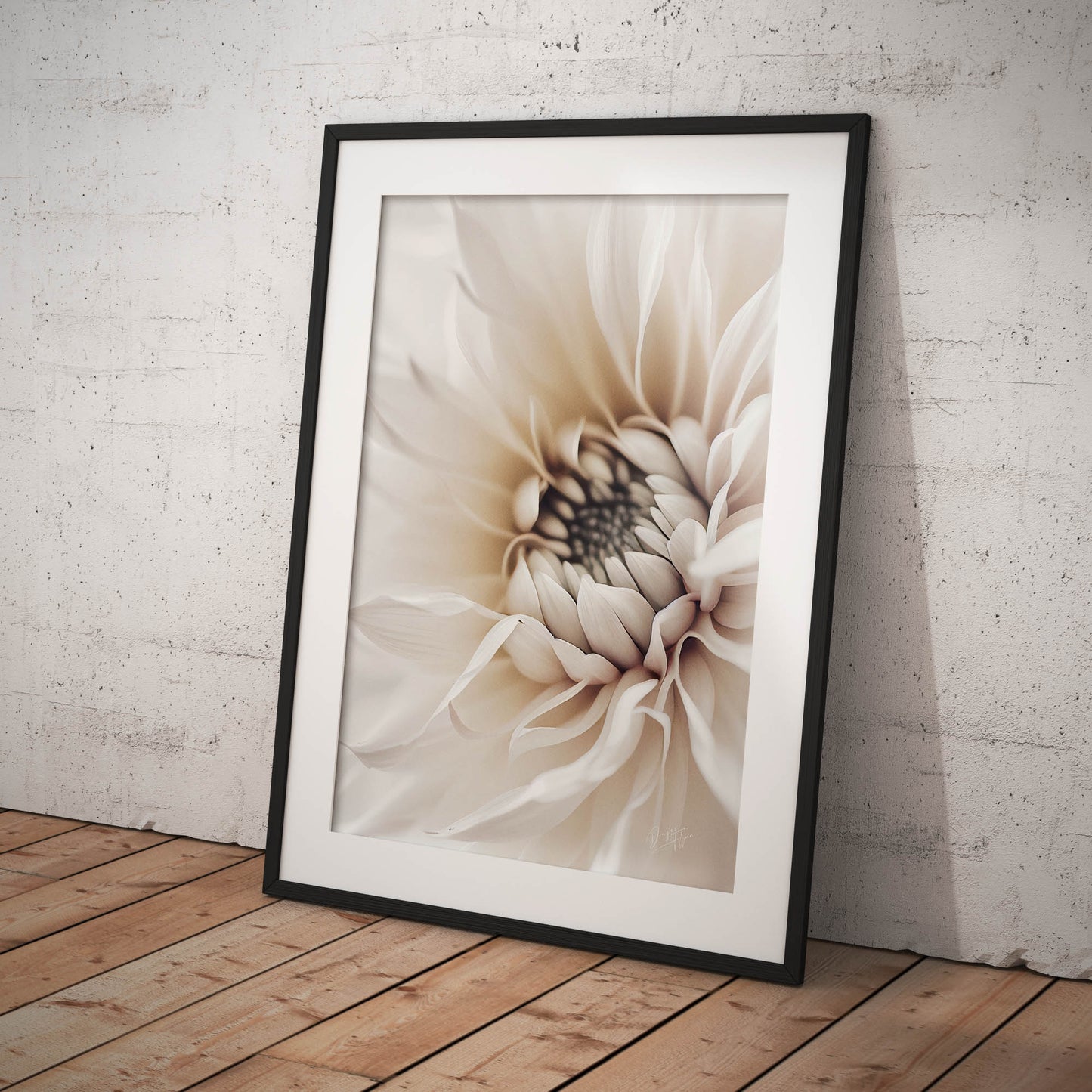 »White Flower« designposter
