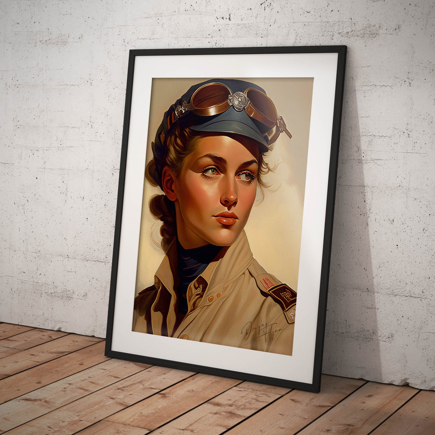 »Lets return to base« retro poster