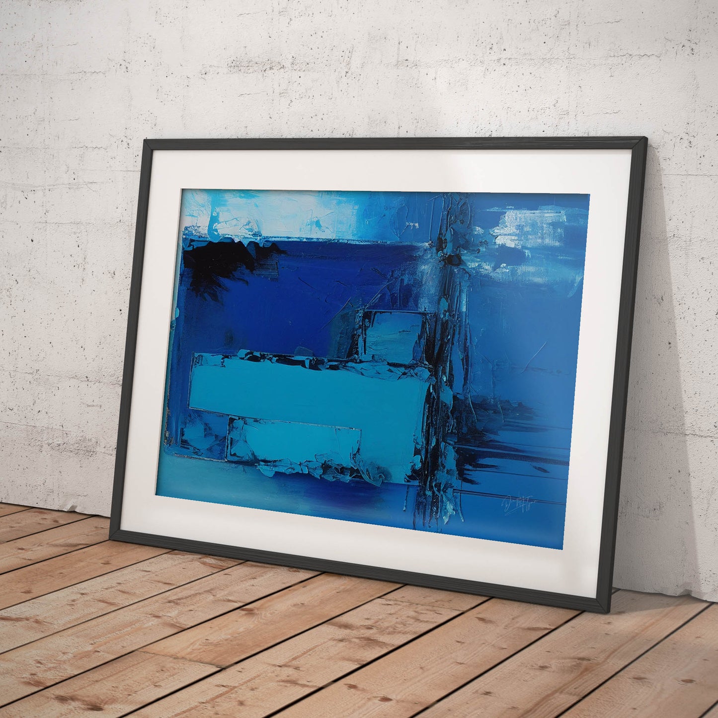 »Vibrant Vortex« retro poster