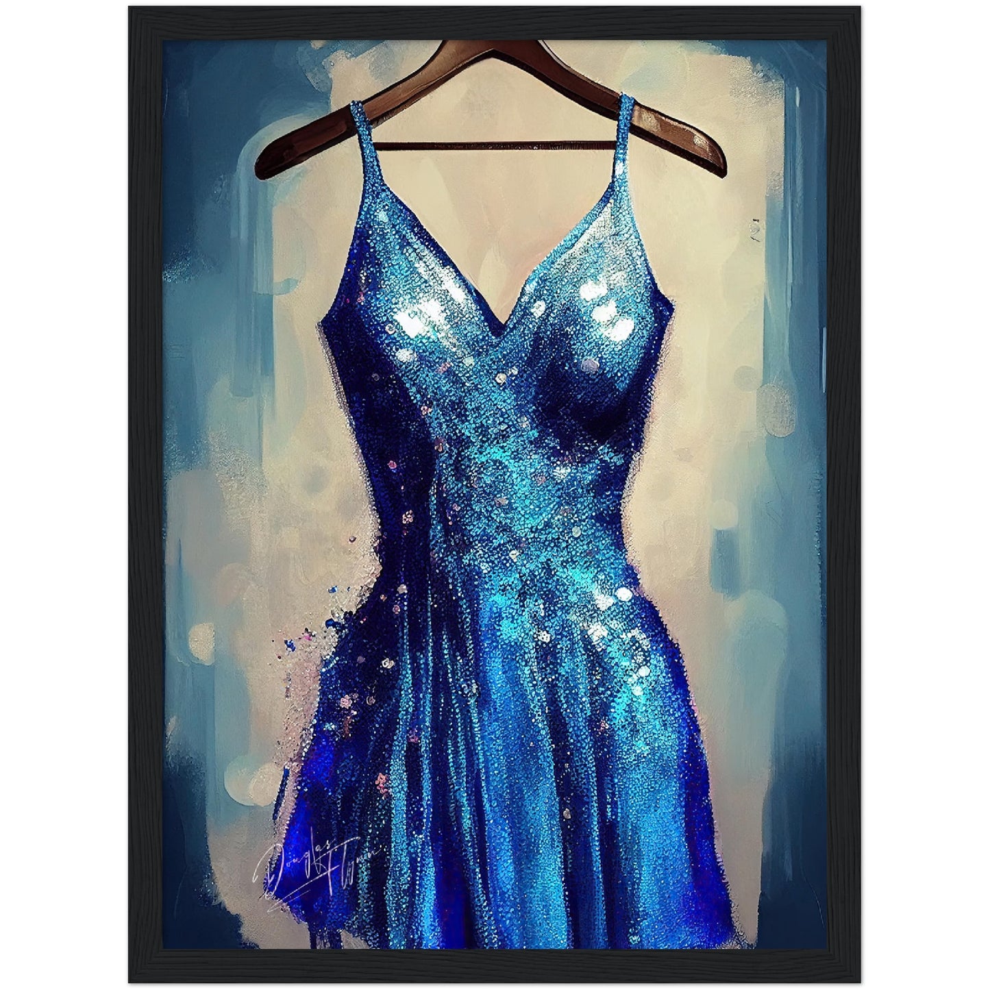 »Oceanic Glimmer Gown«