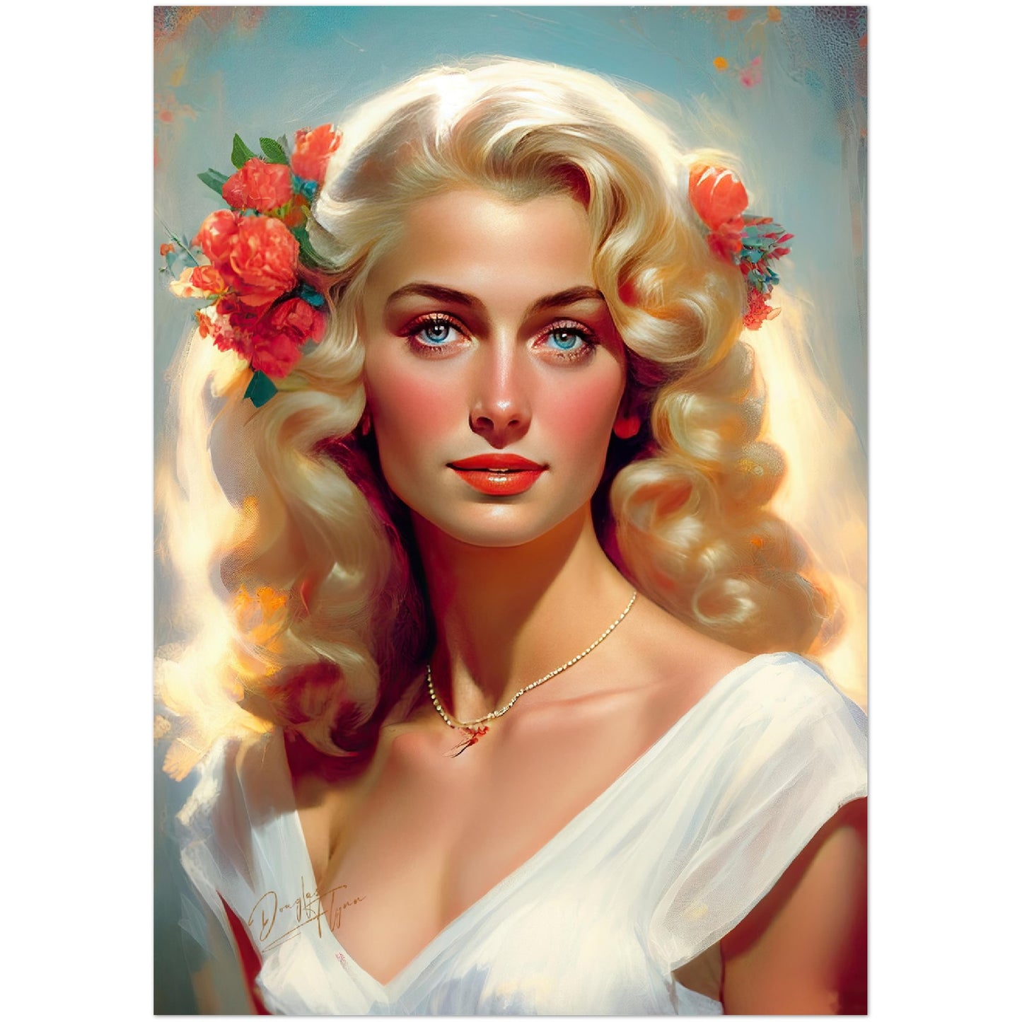 »Bridal Dream Day« retro poster