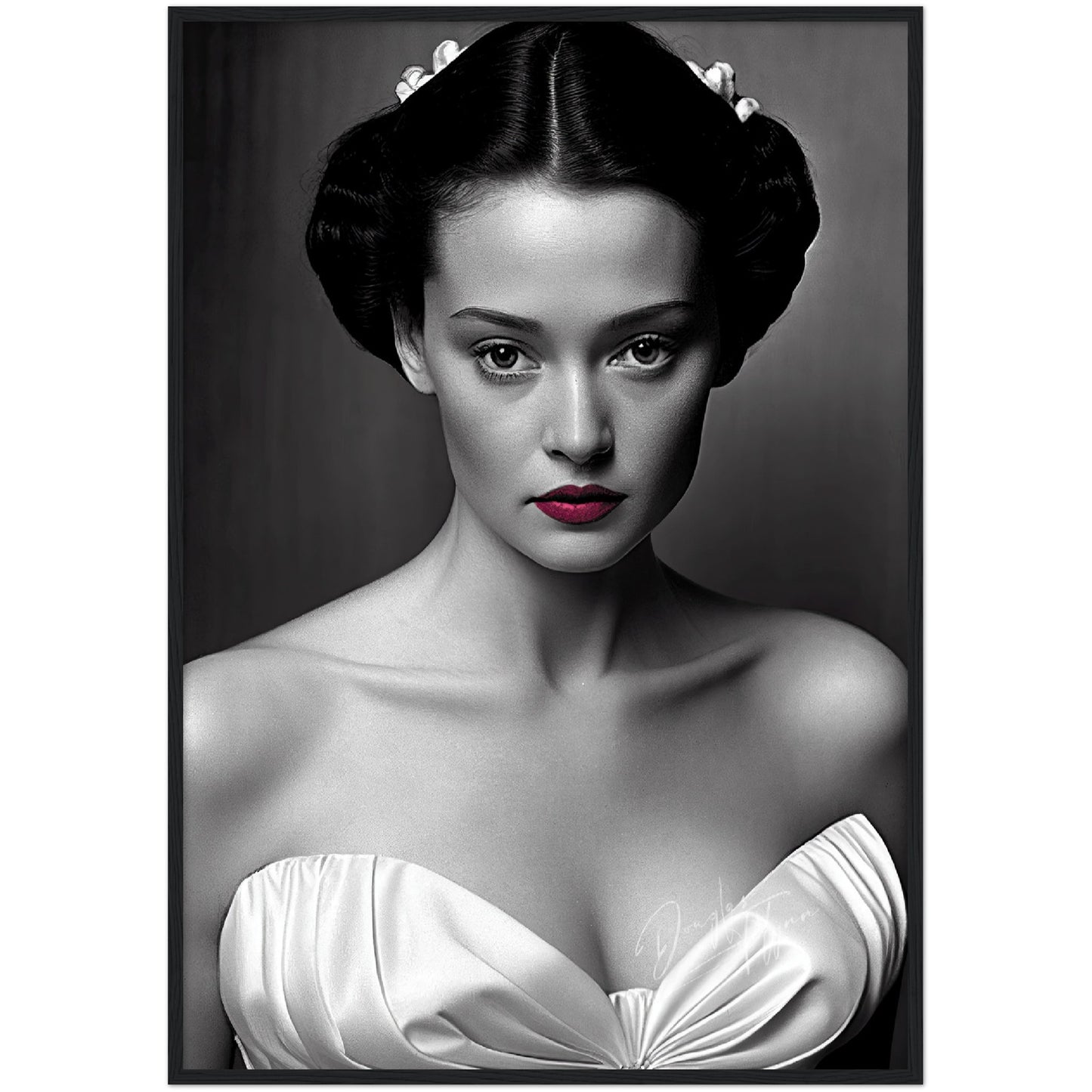 »Snowy Satin« retro poster