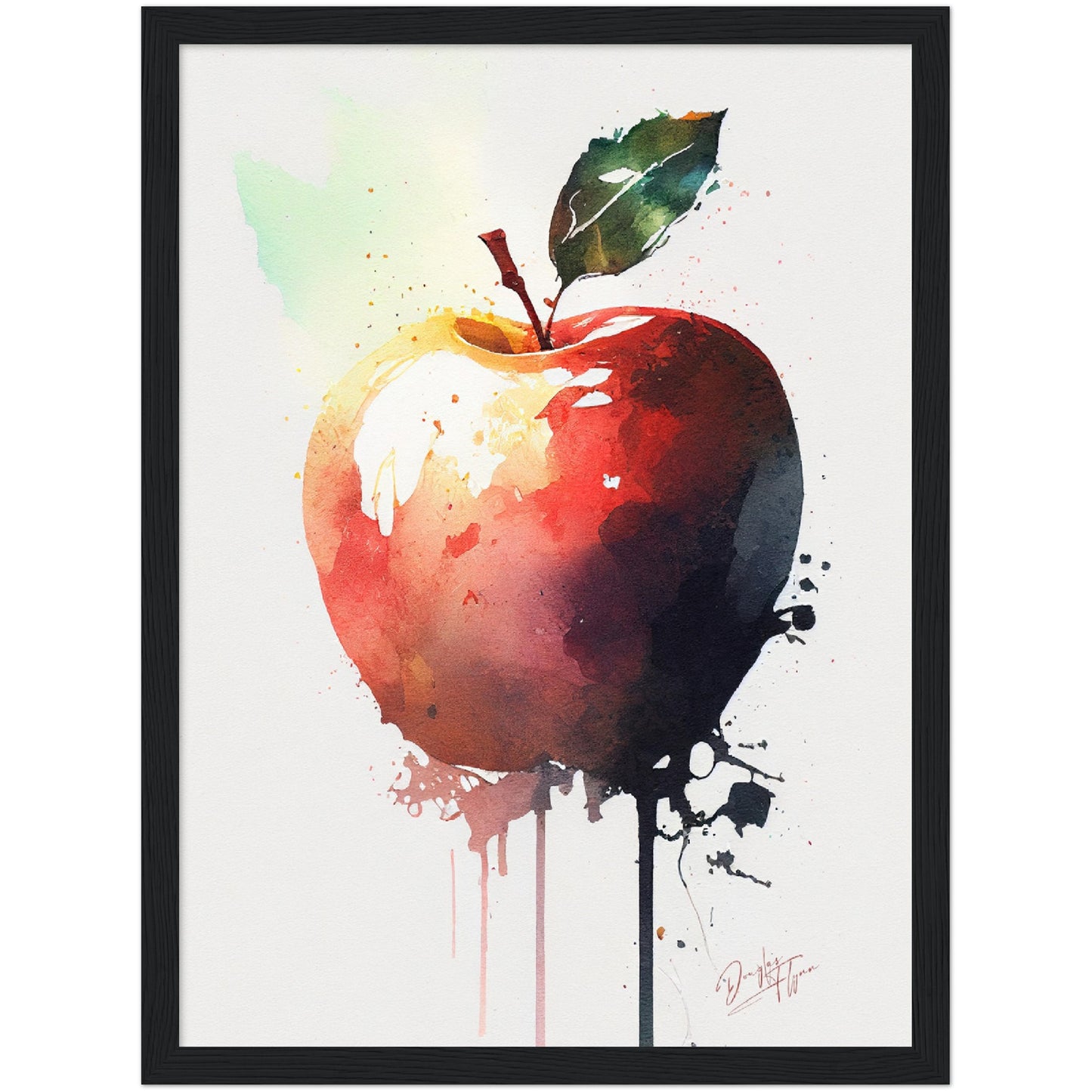 »Apple Pigments« retro poster