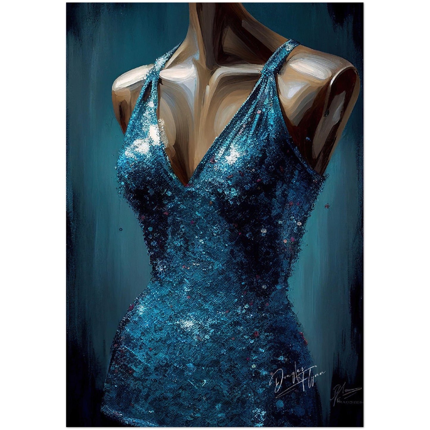 »Azure Radiance Robe«