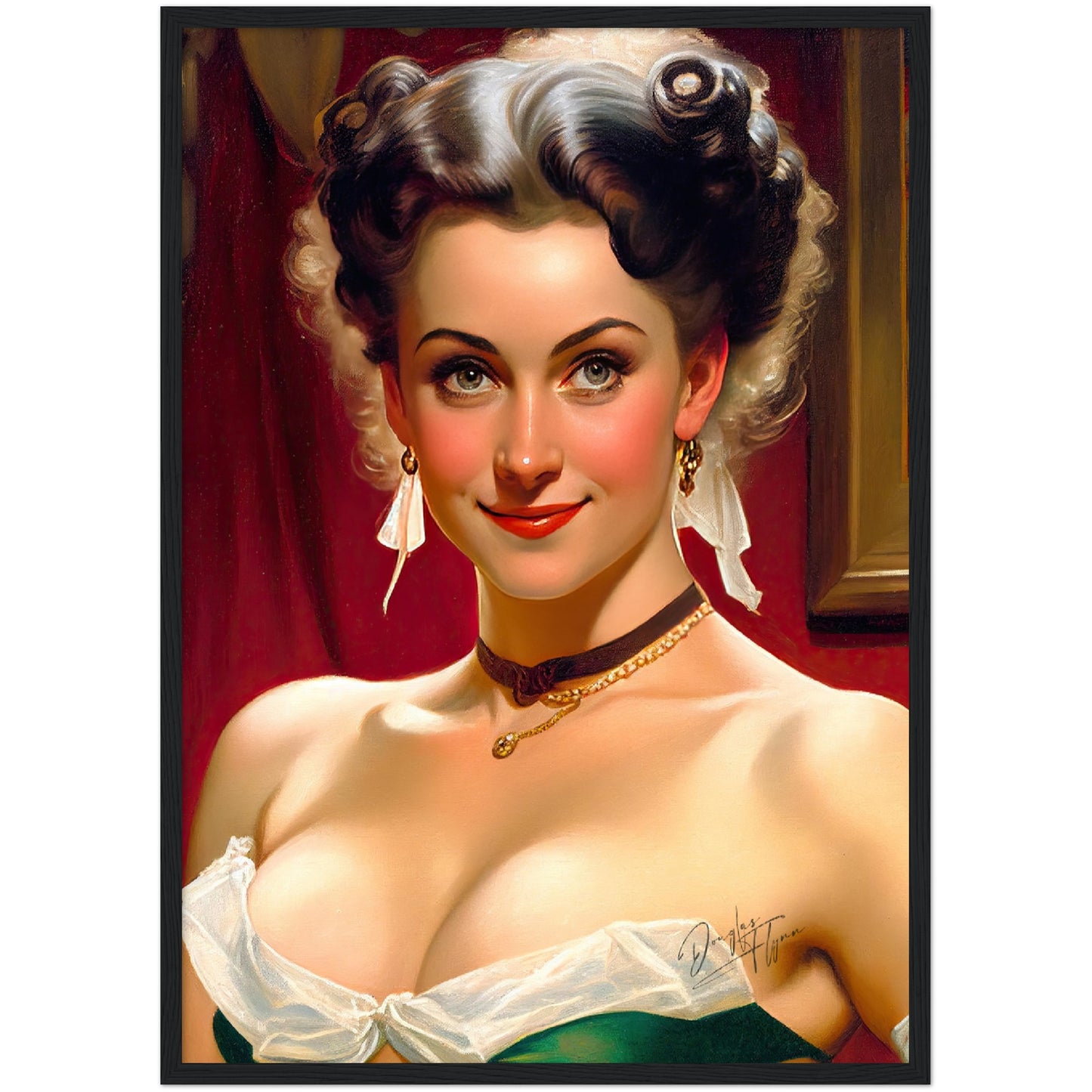 »Pearl Paradise« retro poster