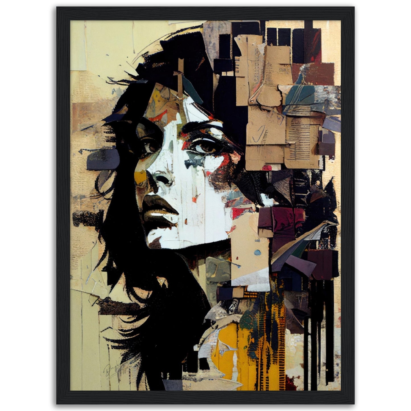 »Multifaceted Portrait« retroposter