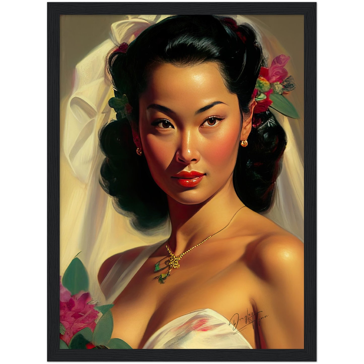 »Timeless Beauty« retro poster