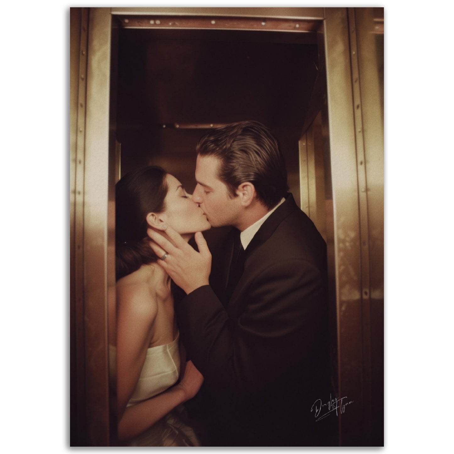 »A Kiss That Sealed Forever« retroposter