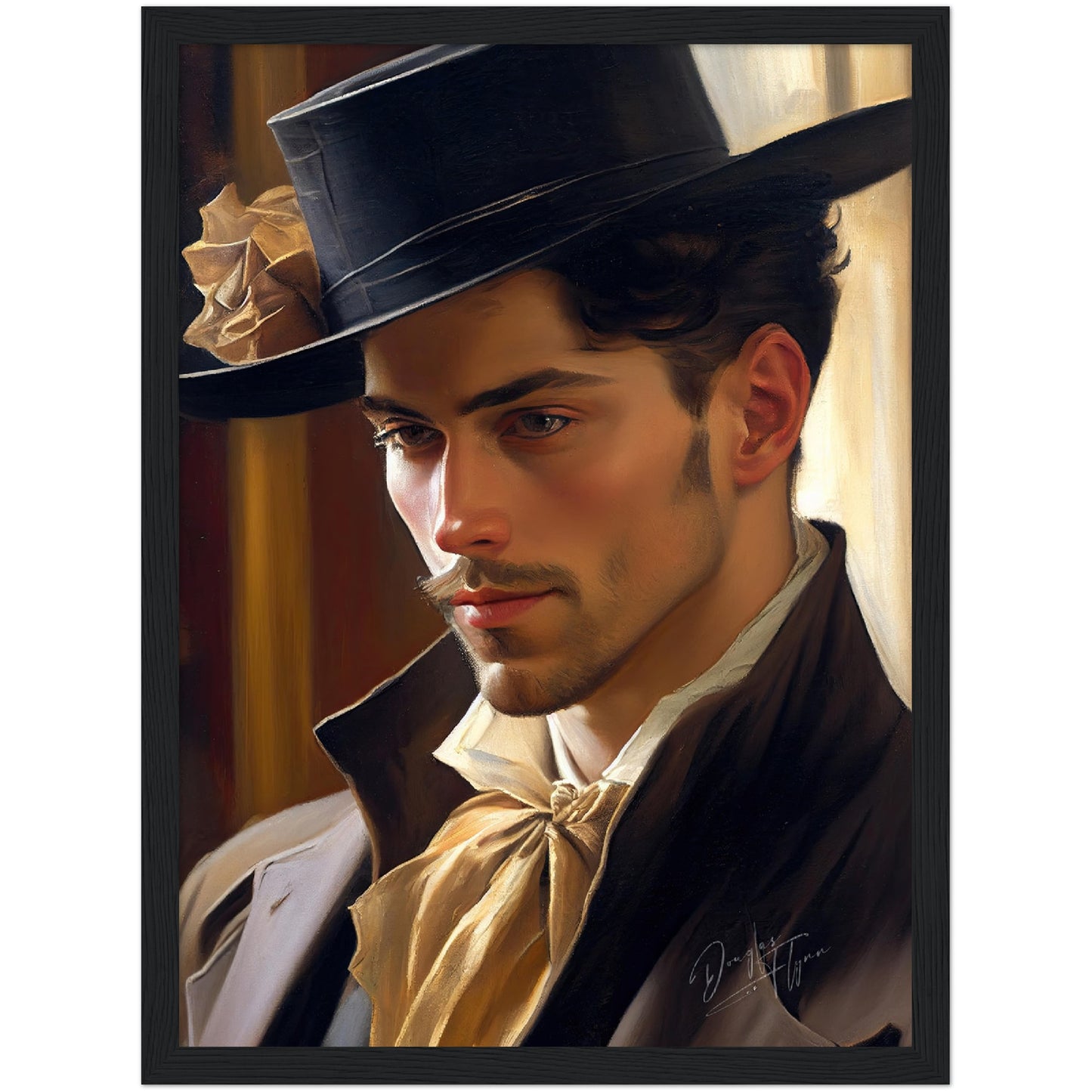 »Old-School Dandy«retro poster