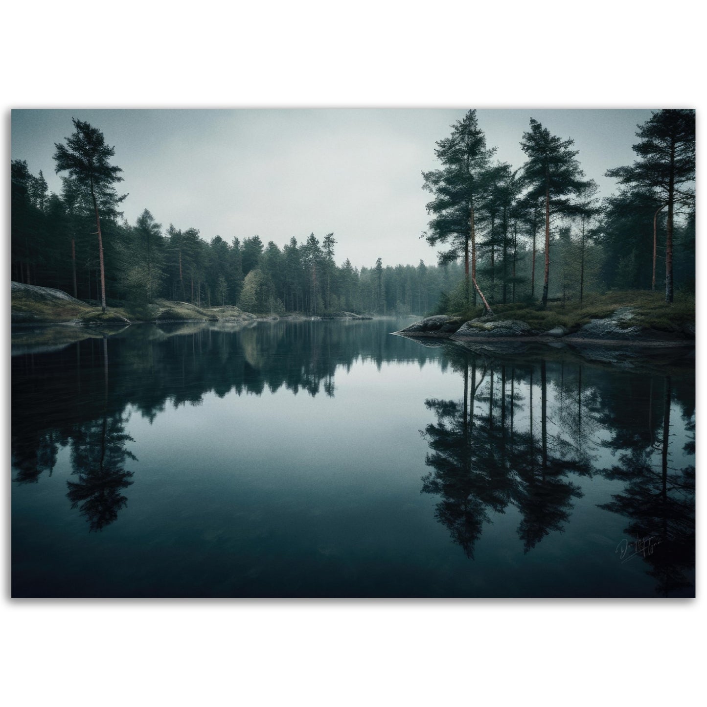 »Veiled Moments of Grace« landskapsposter