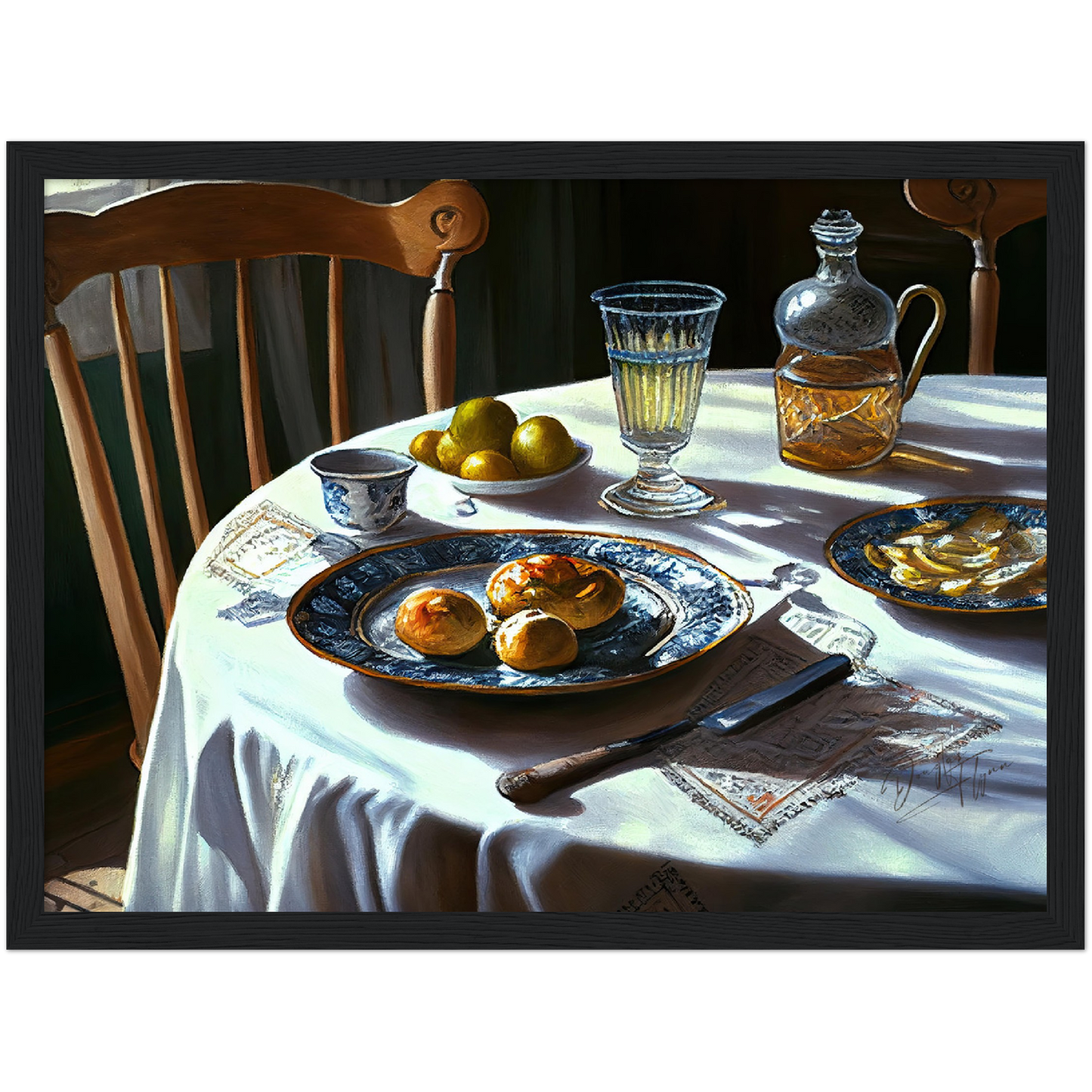 »Meal to enjoy together« retro poster