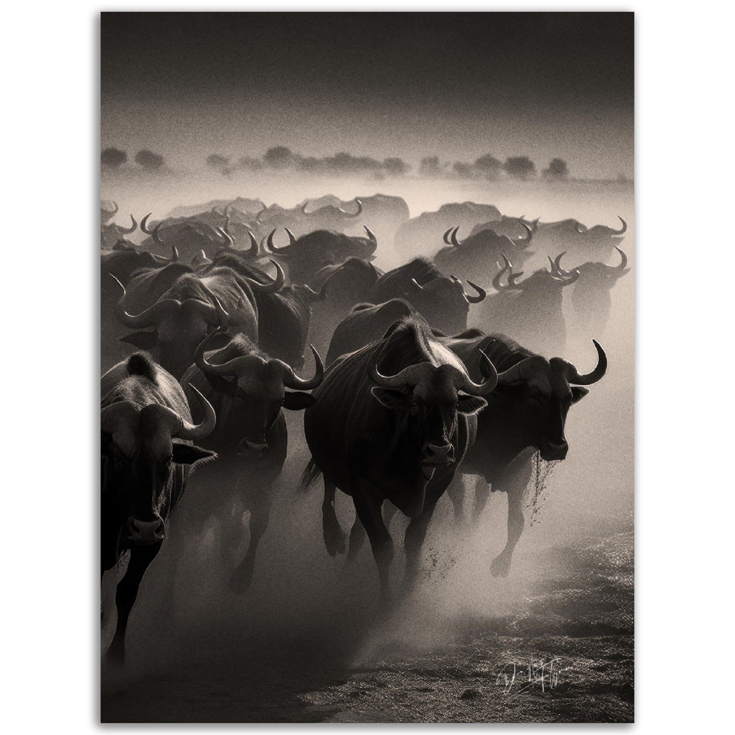 »Thundering Hooves« poster
