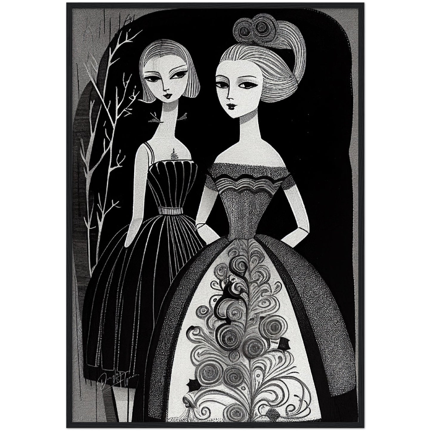 »Angelica And Me« retro poster