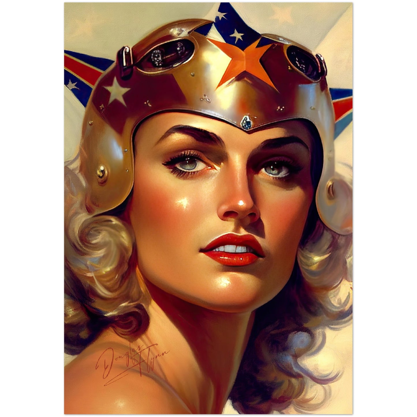 »Liberty Lady« retro poster