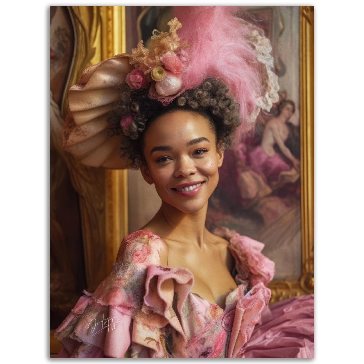 »Pastel Paradise of Rococo« poster
