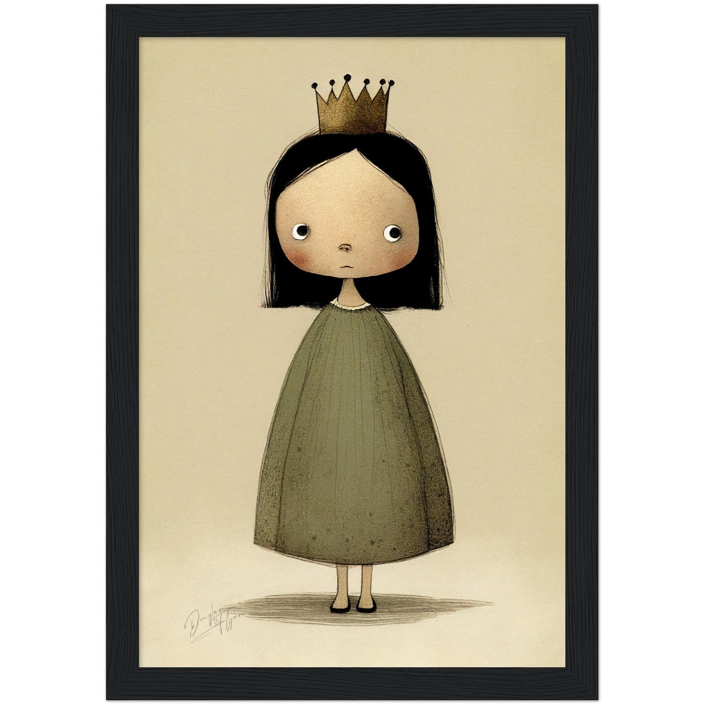»Moody Little Royal« retro poster